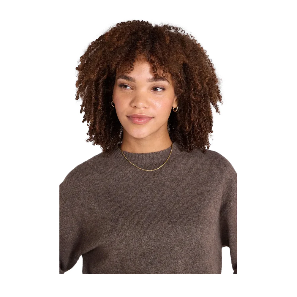 Animal Womens Fluffy Jumper Brown - Image 3
