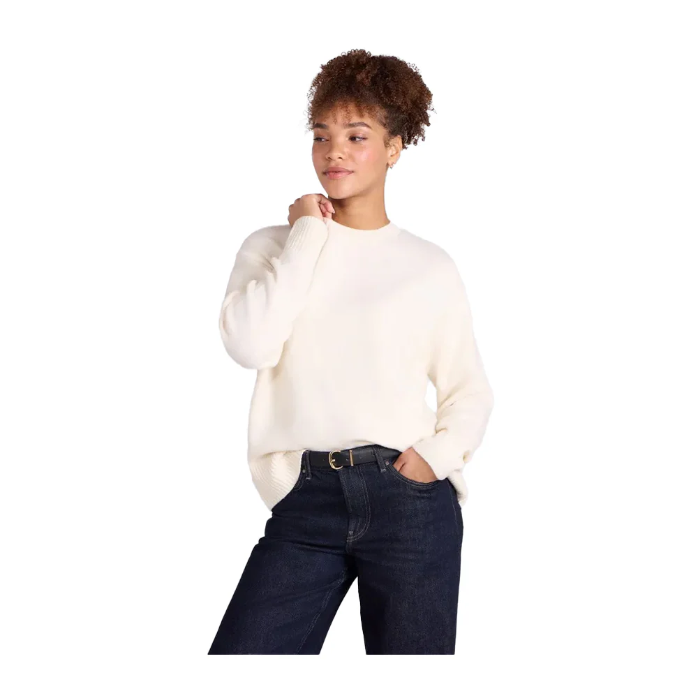 Animal Womens Fluffy Jumper Light Beige