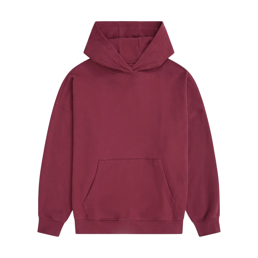 Animal Womens Idol Drop Shoulder Hoodie Burgundy - Image 2