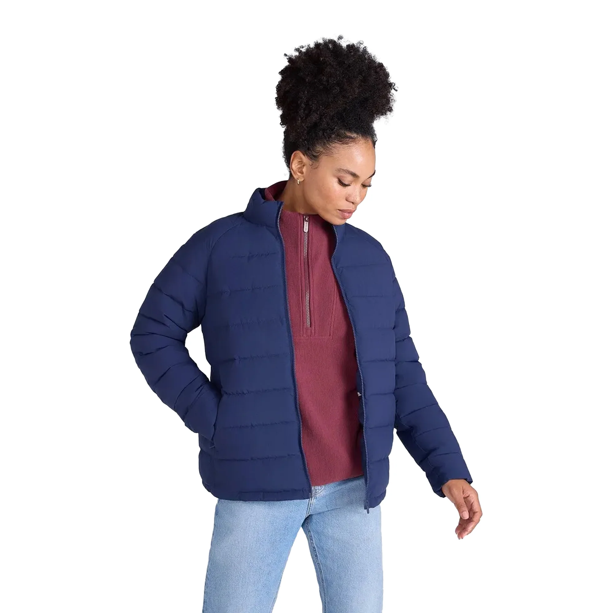 Animal Womens Light Cosi Padded Jacket Navy - Image 3
