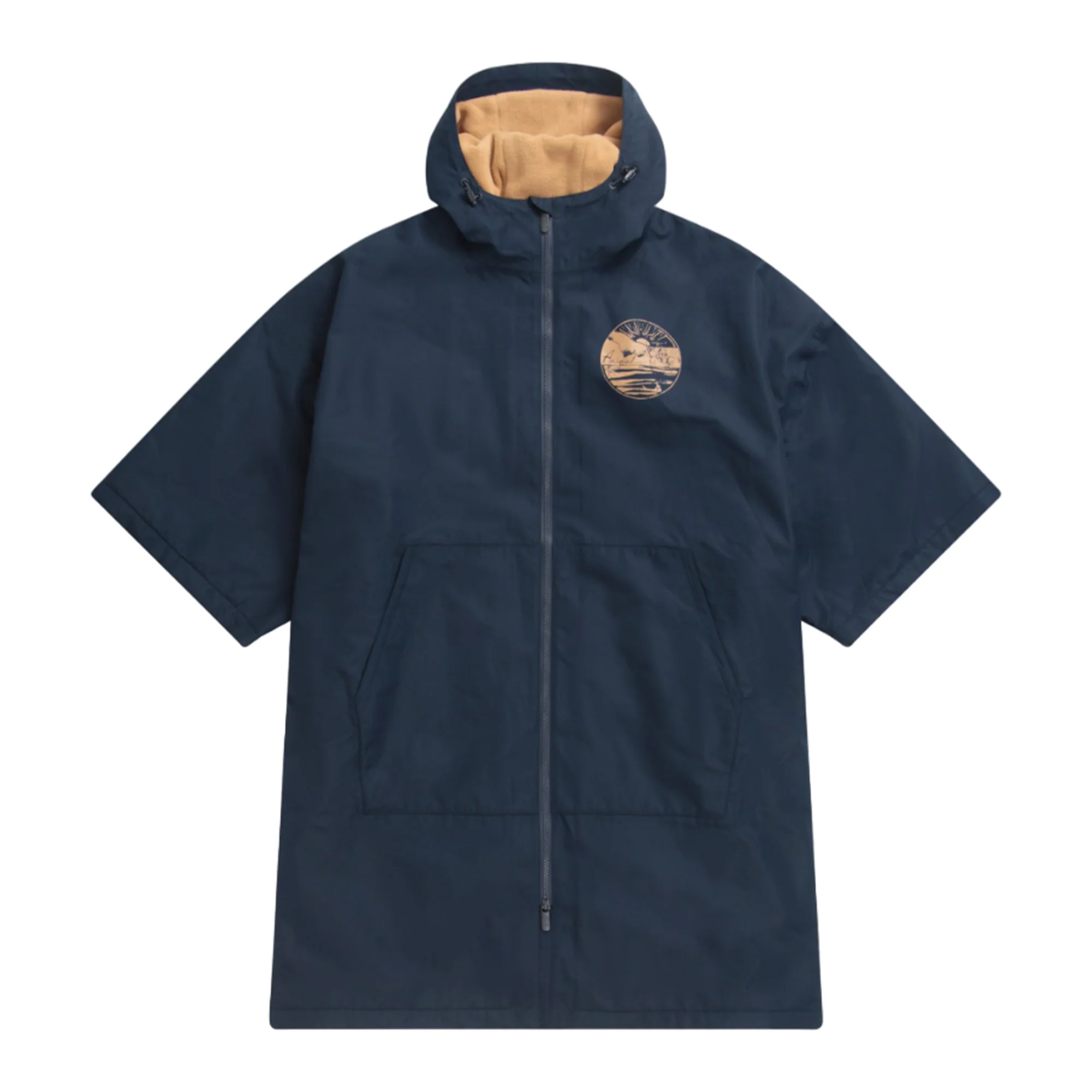 Animal Womens Misty Fleece Lined Recycled Parka Navy