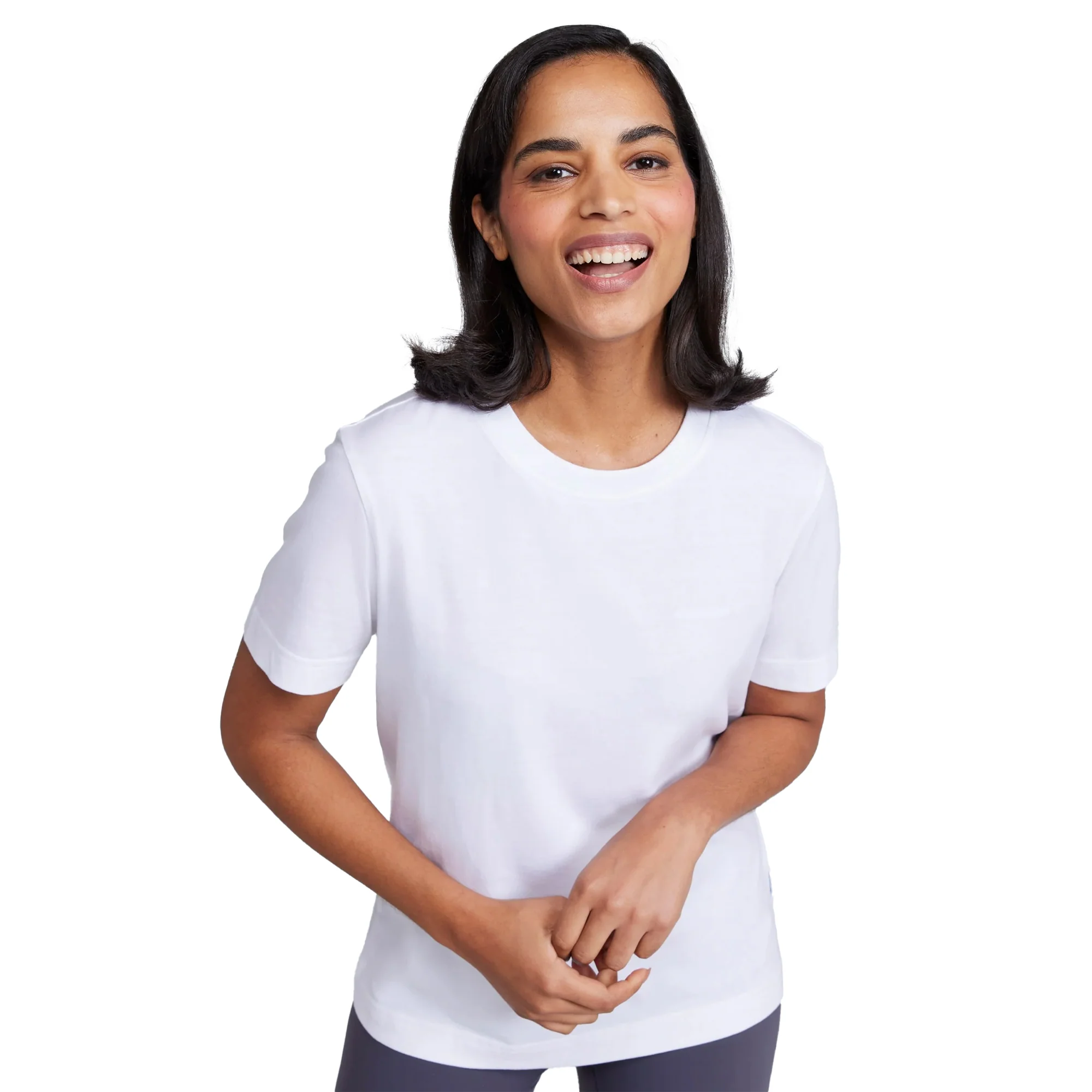 Animal Womens Plain T-Shirt White