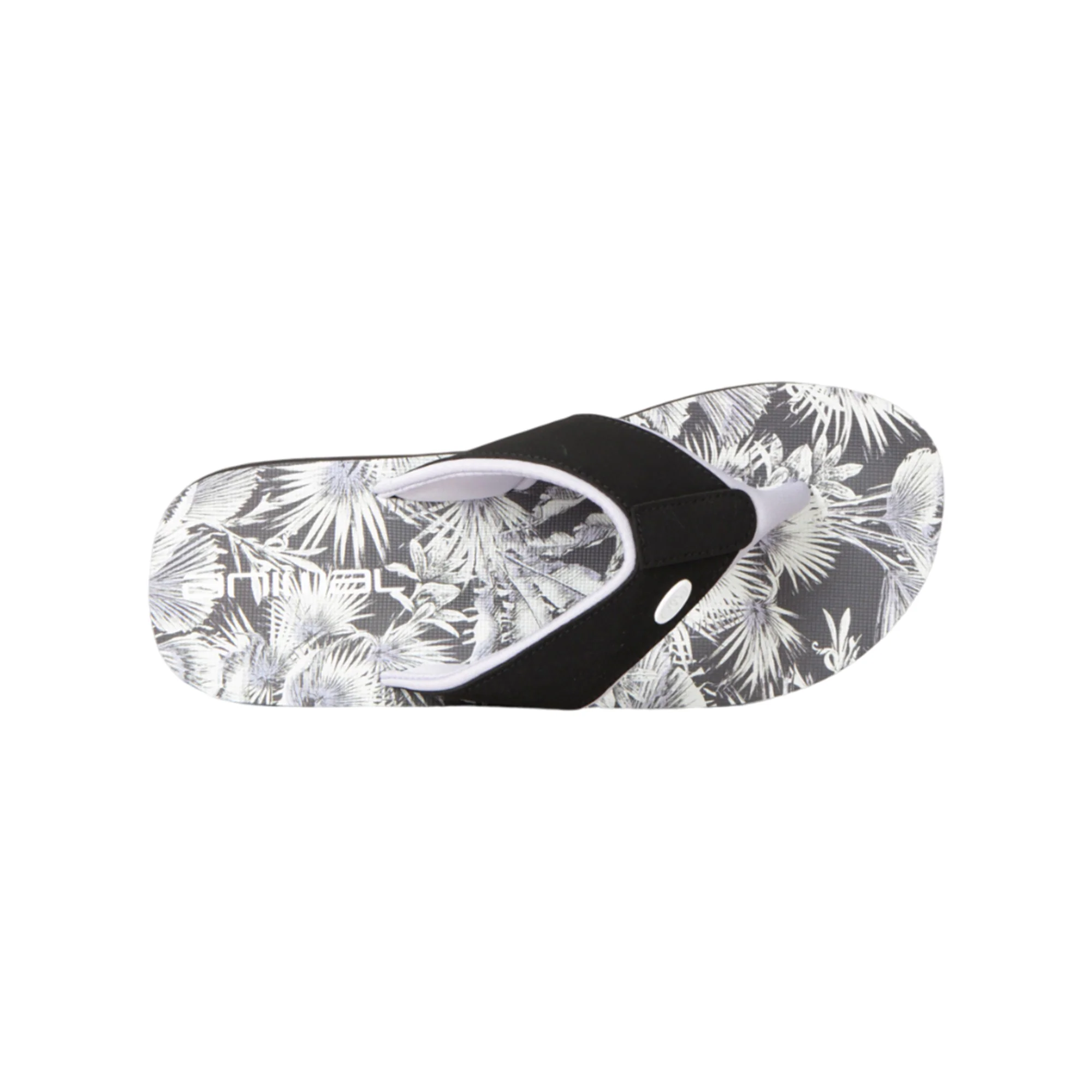 Animal Womens Swish Palm Print Recycled Flip Flops Lilac - Image 2