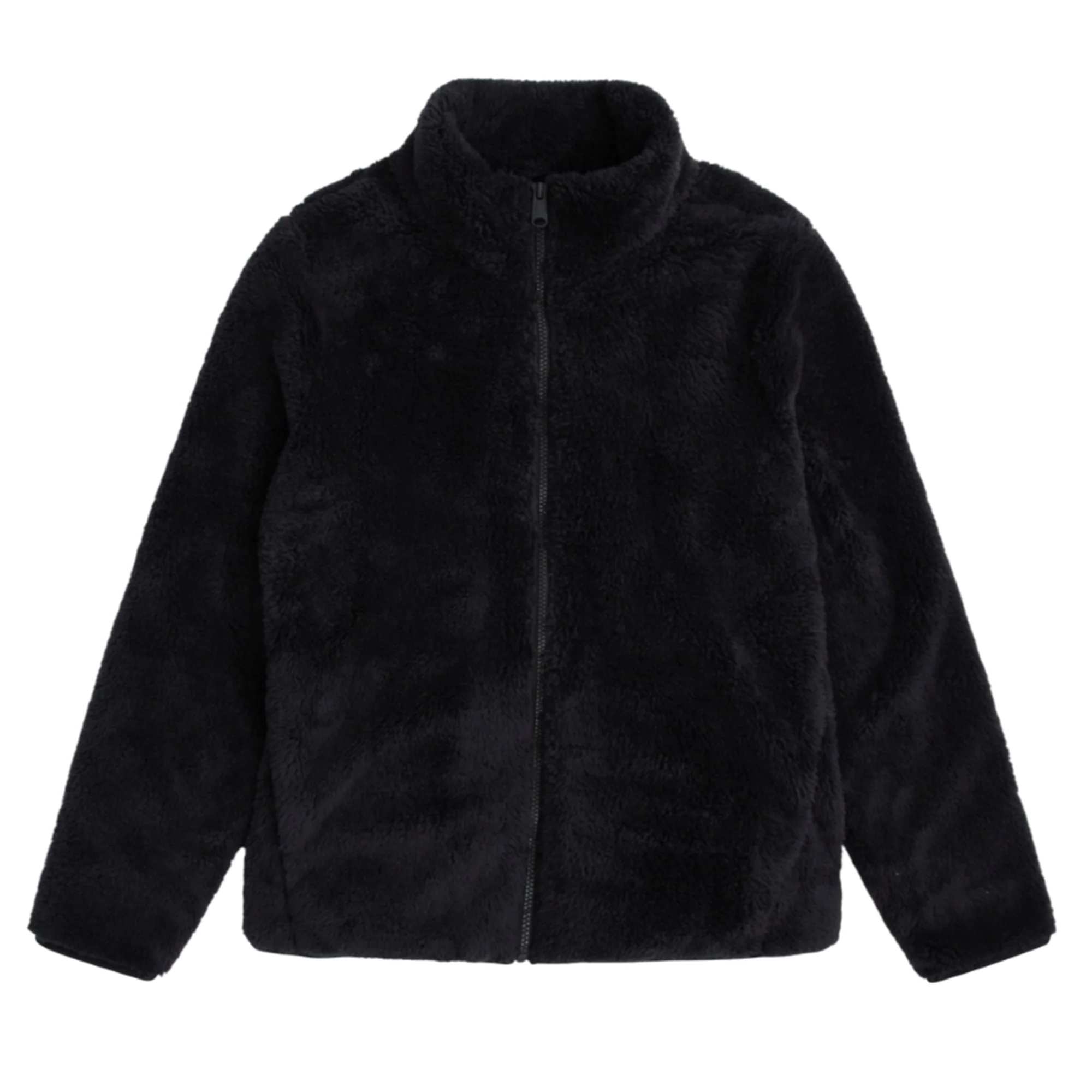 Animal Womens Teddy Fleece Full Zip Jacket Jet Black