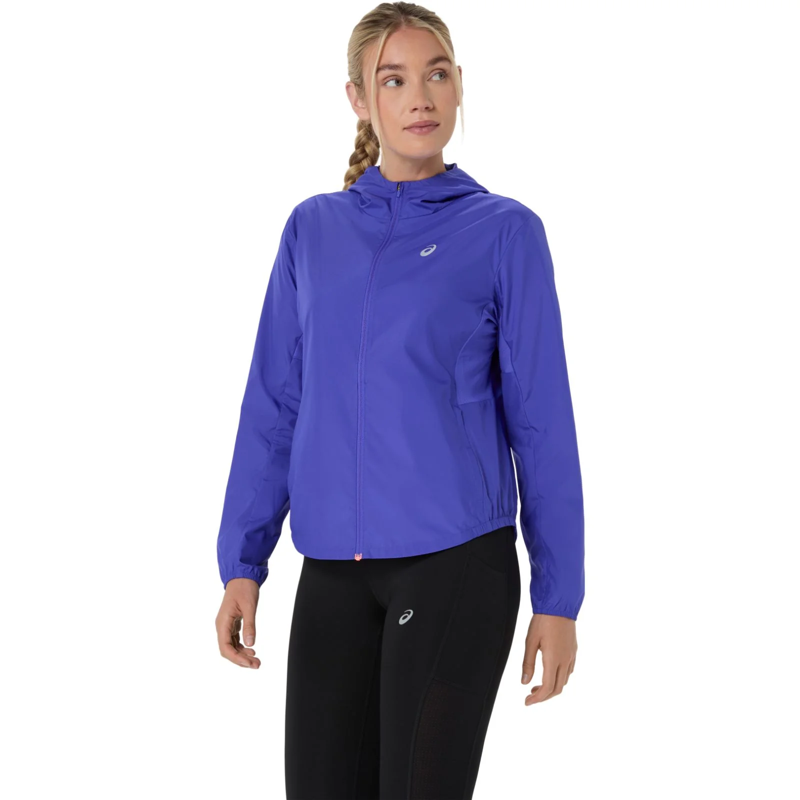 Asics Core Water-Repellent Womens Running Hood Jacket - Image 3