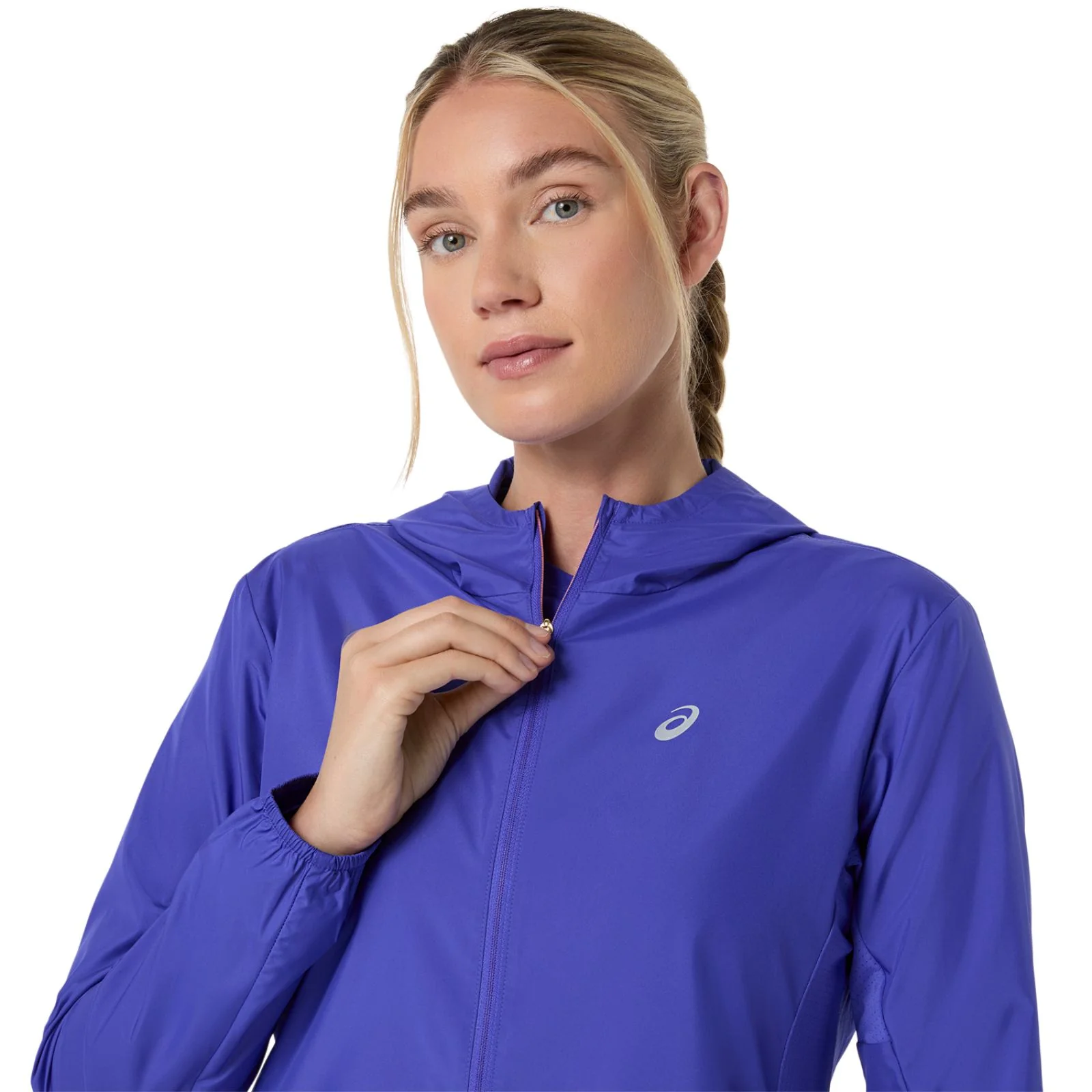 Asics Core Water-Repellent Womens Running Hood Jacket - Image 7