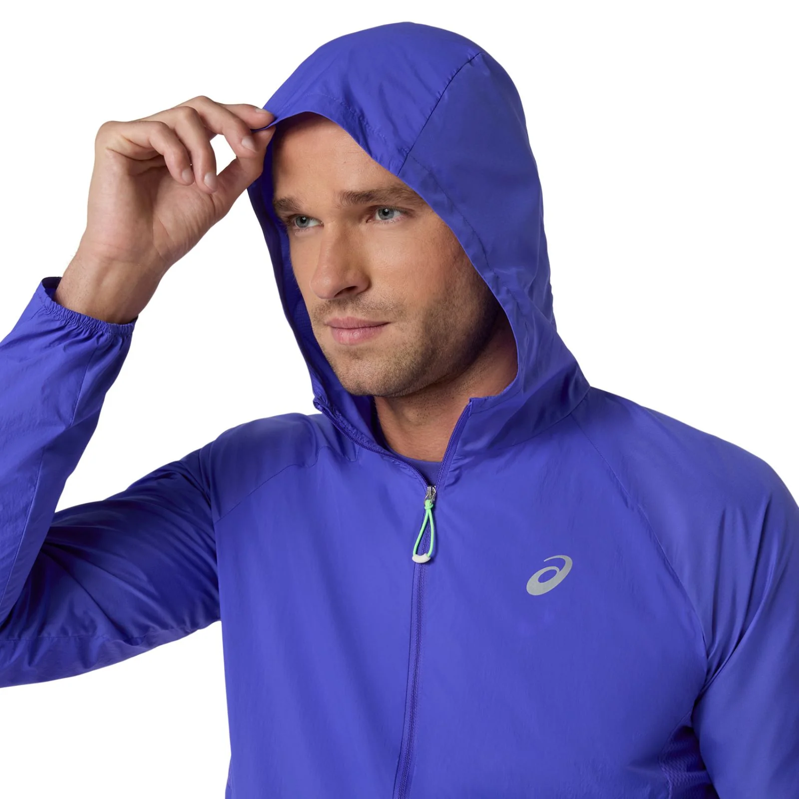 Asics Road Packable Mens Wind-Resistant Running Jacket - Image 6