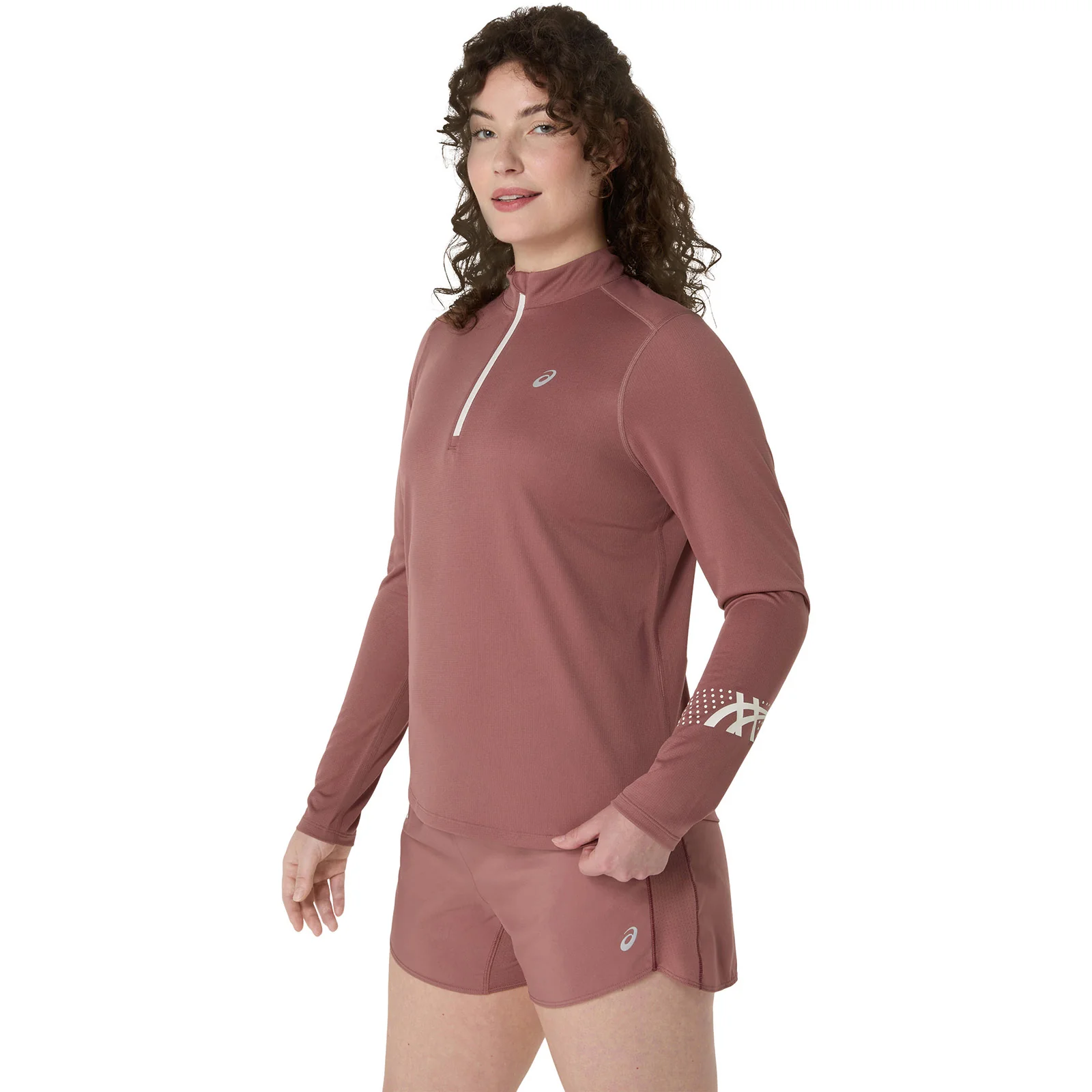Asics Icon Womens Half Zip Top - Image 3