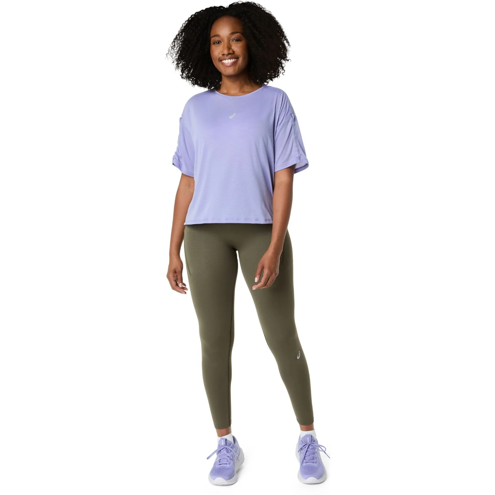 Asics NAGINO™ RUN Adjustable Womens Short-Sleeve T-Shirt - Image 9