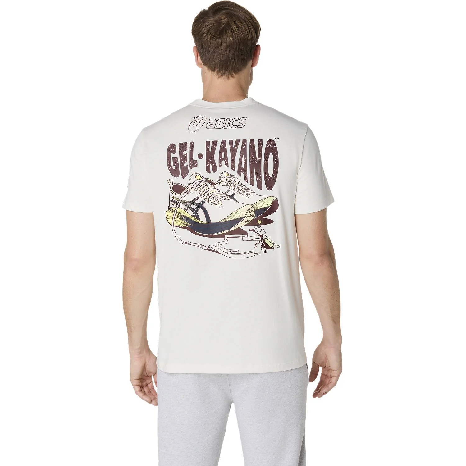 Asics Road Mens Graphic Short Sleeve T-Shirt - Image 2