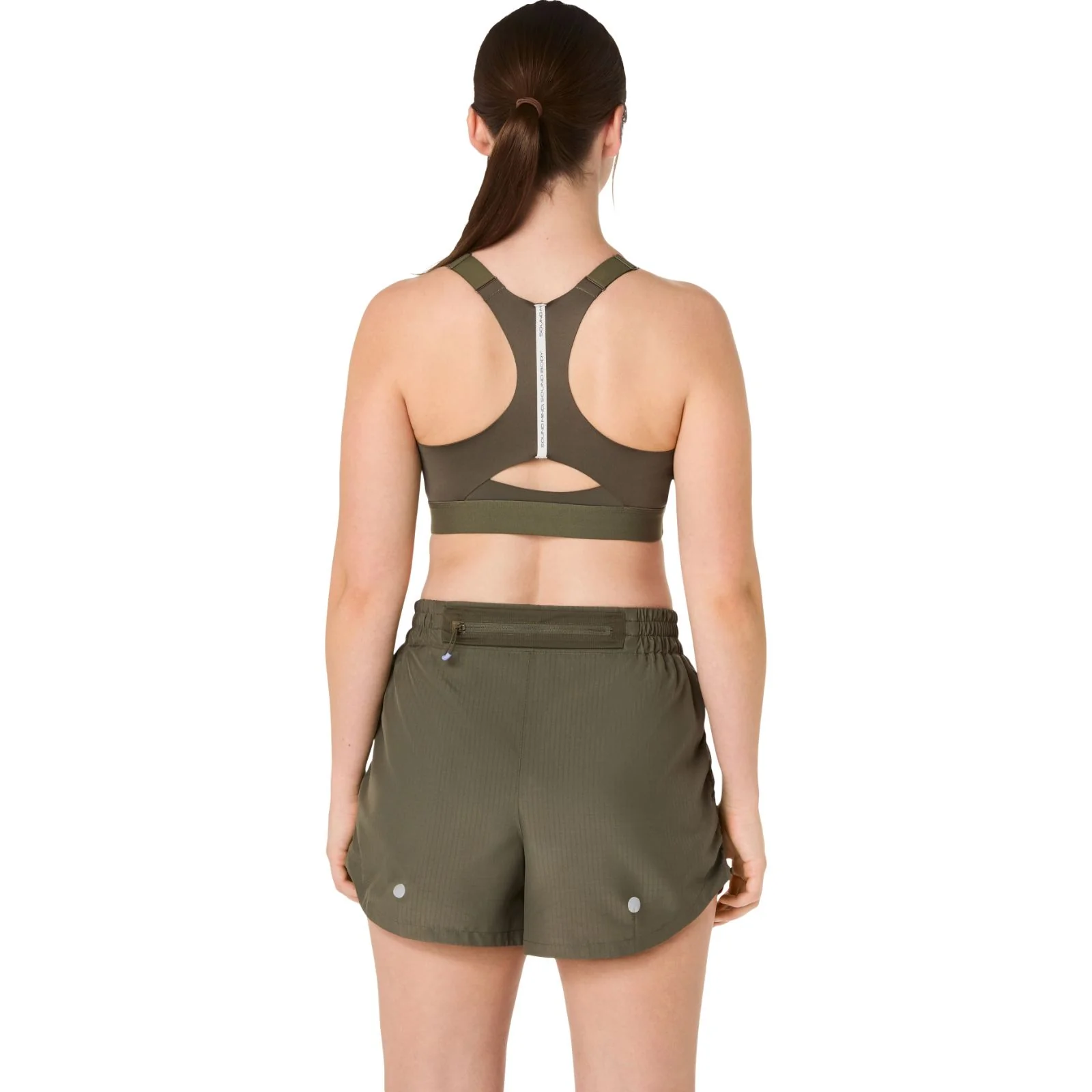 Asics ROAD COMBINATION Womens Zip Sports Bra - Image 2