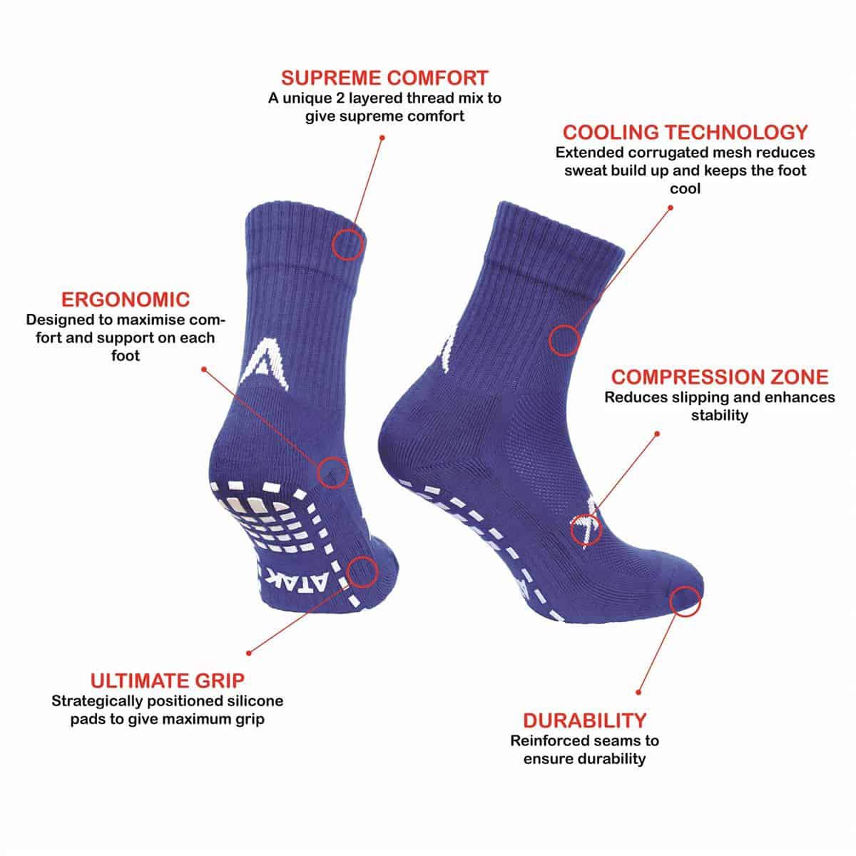 ATAK Gripzlite Pro Adult Socks - Image 6