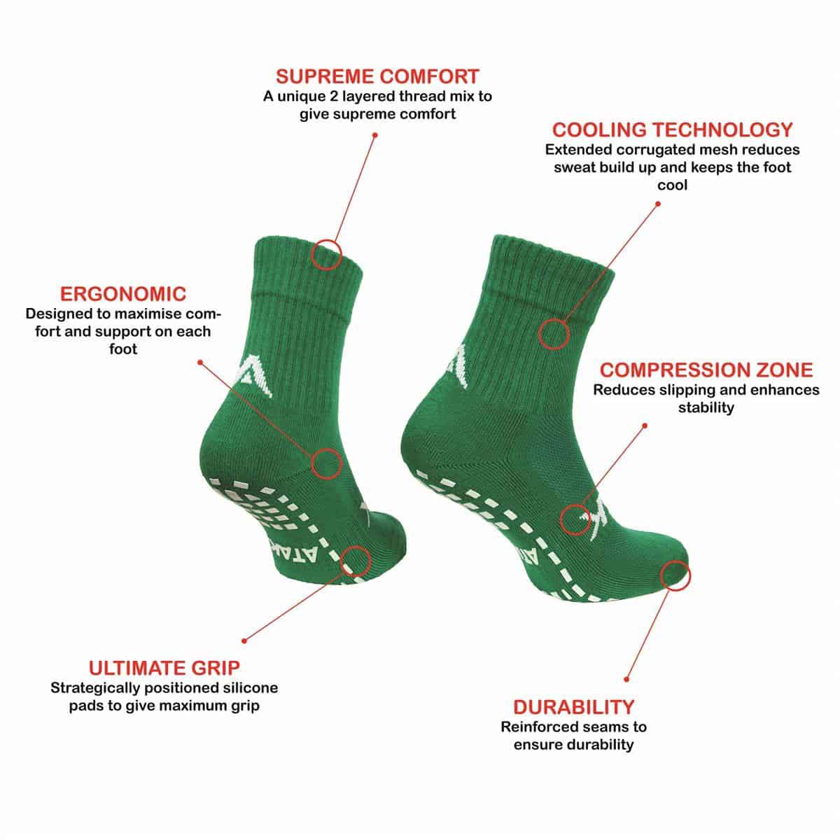 ATAK Gripzlite Pro Adult Socks - Image 6