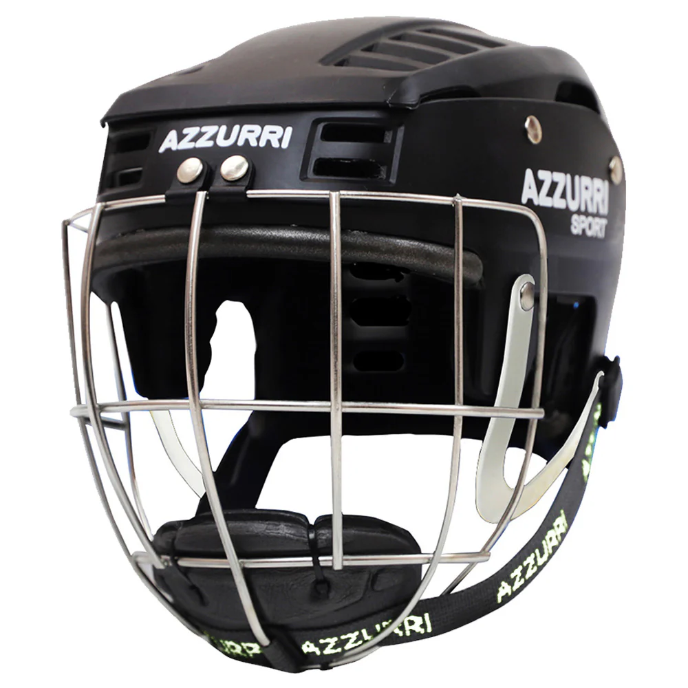 Azzurri HXM Hurling / Camogie Helmet - Black - Image 3