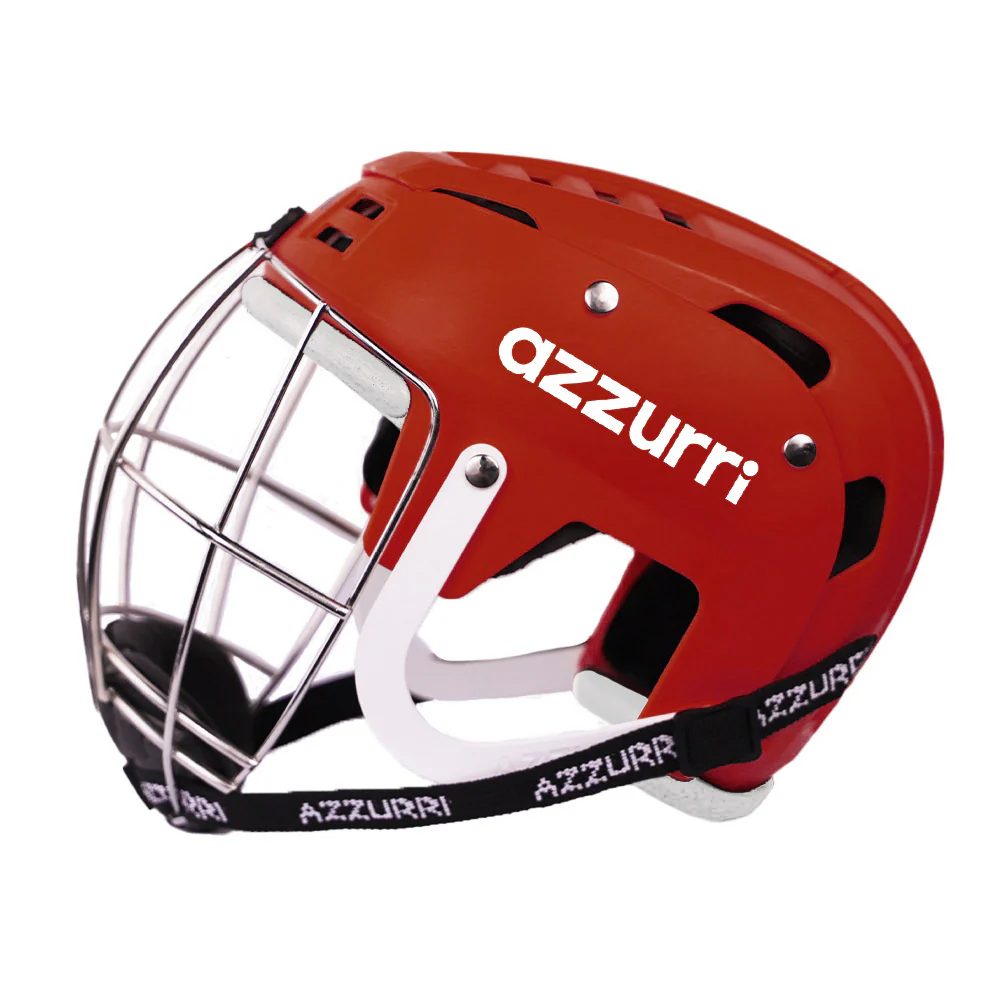 Azzurri HXM Hurling / Camogie Helmet - Red