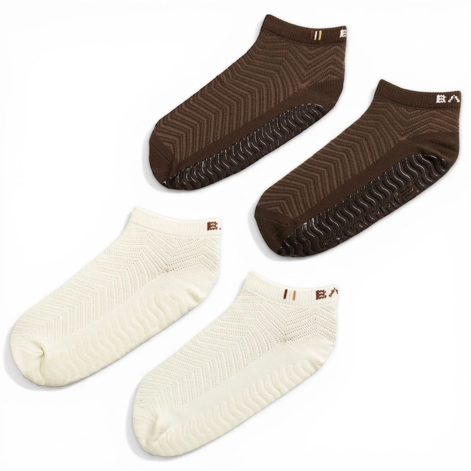 BAHE Studio Yoga / Pilates Grippy Ankle Socks 2-Pack - Image 9