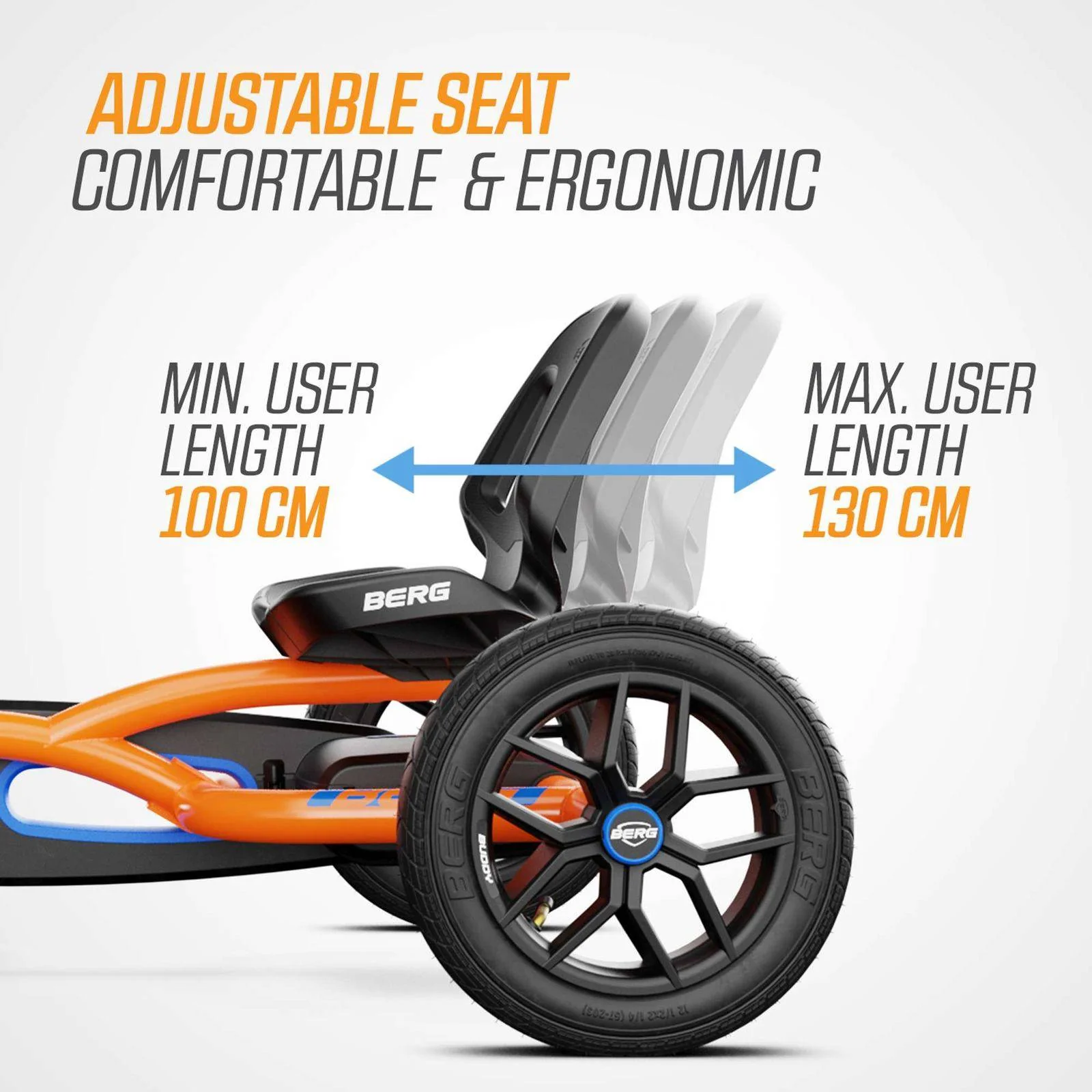 BERG Buddy B-Orange Go-Kart - Image 7
