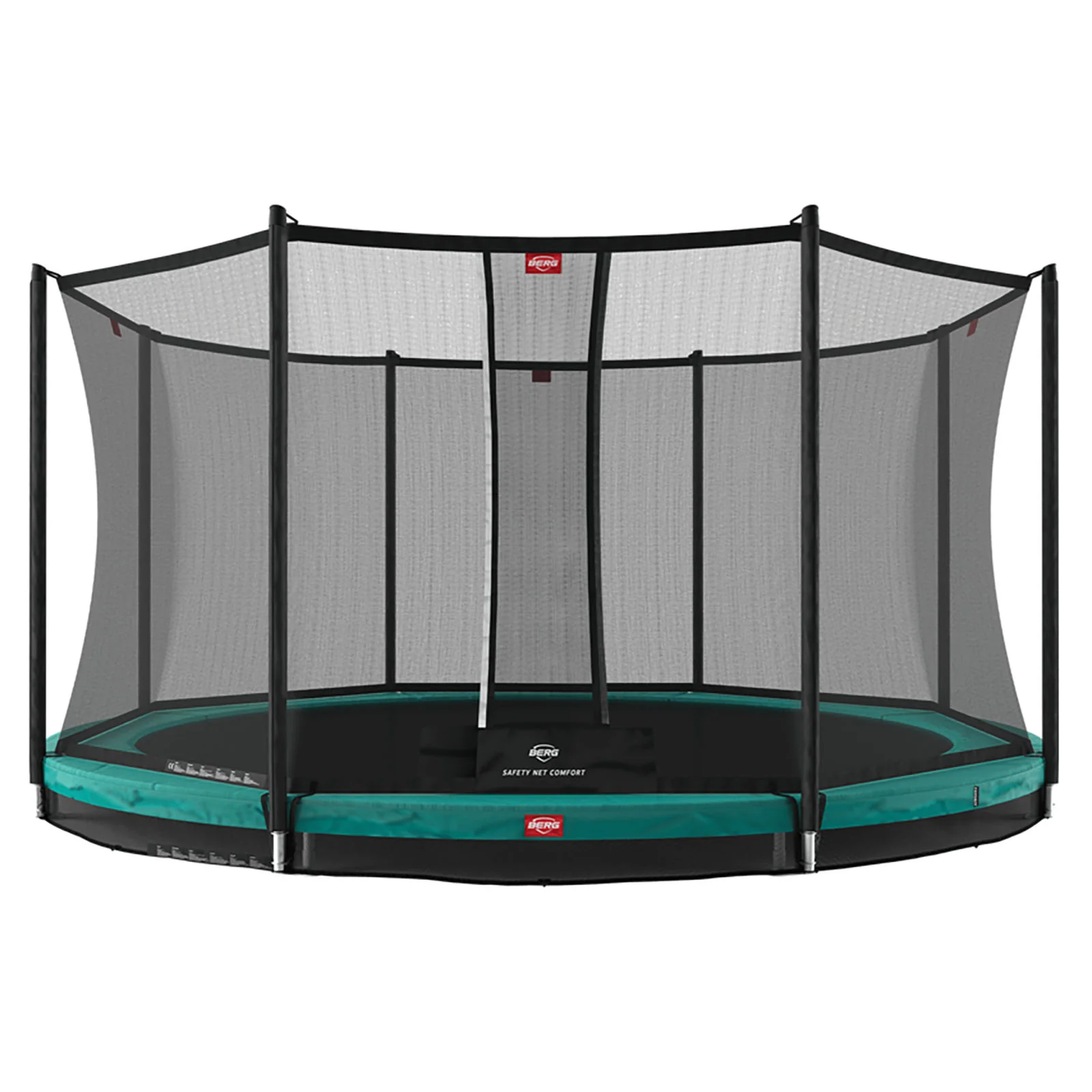 BERG Favorit InGround 330 Trampoline Green + Safety Net Comfort