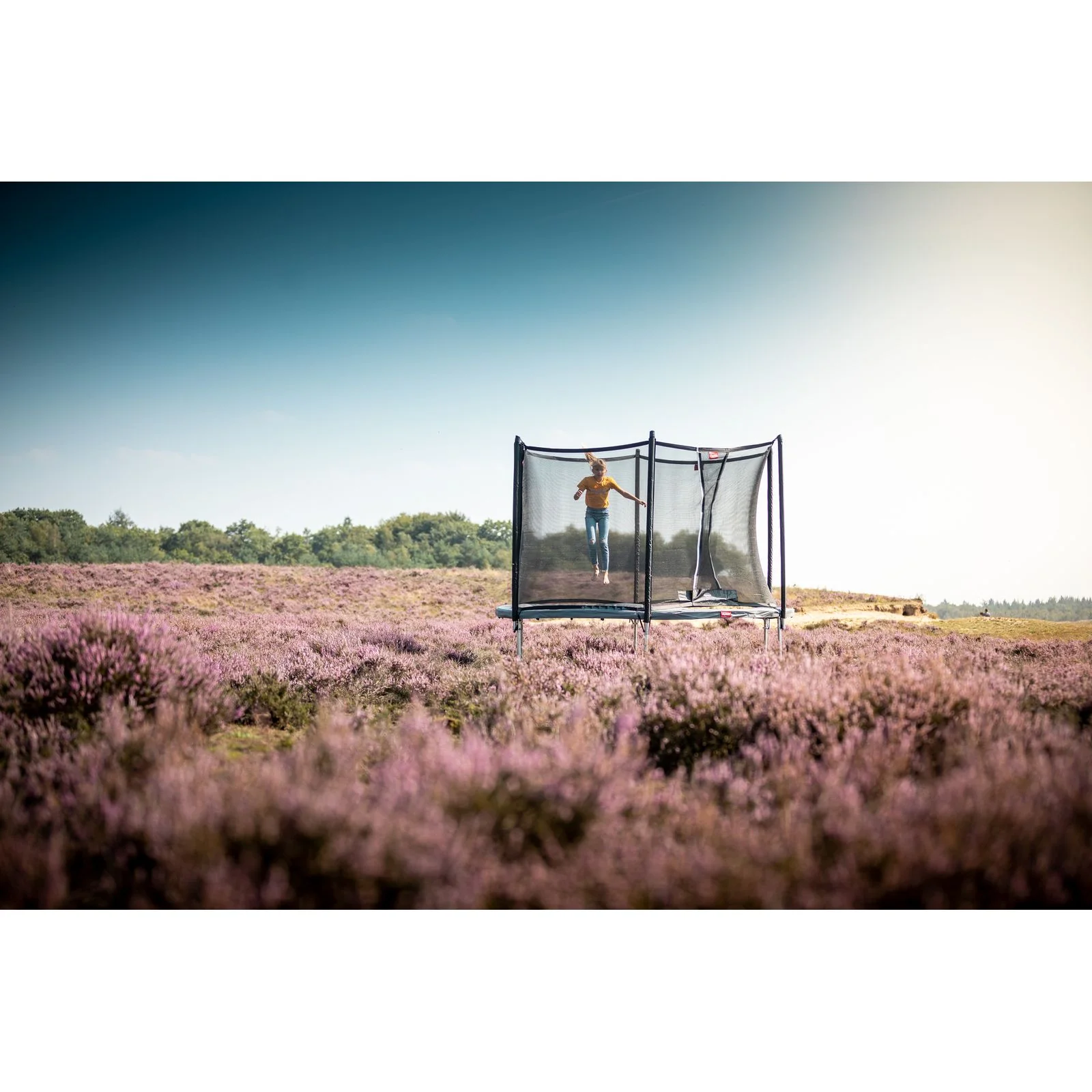 BERG Favorit Regular 330 Trampoline Grey + Safety Net Comfort - Image 3