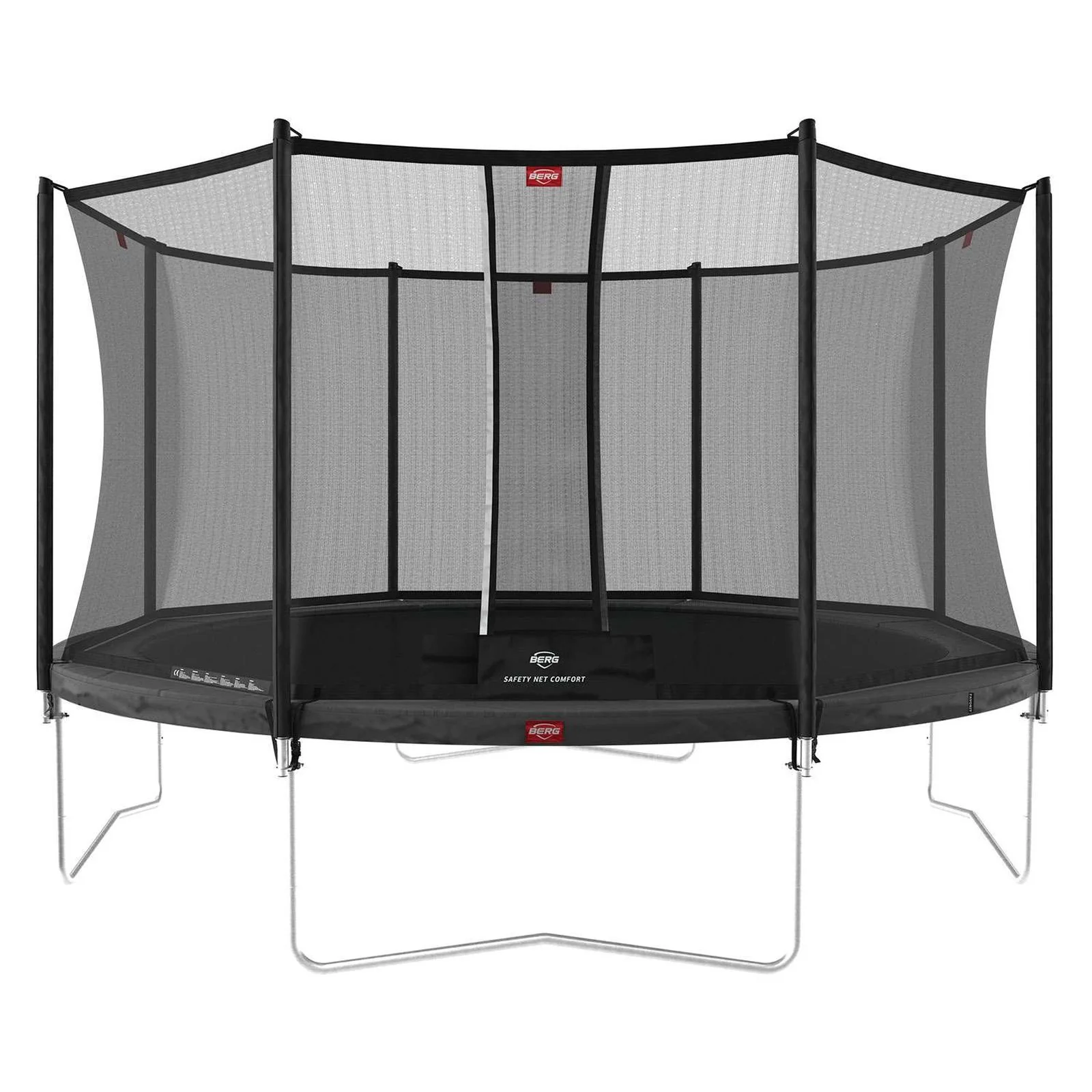 BERG Favorit Regular 380 Trampoline Grey + Safety Net Comfort