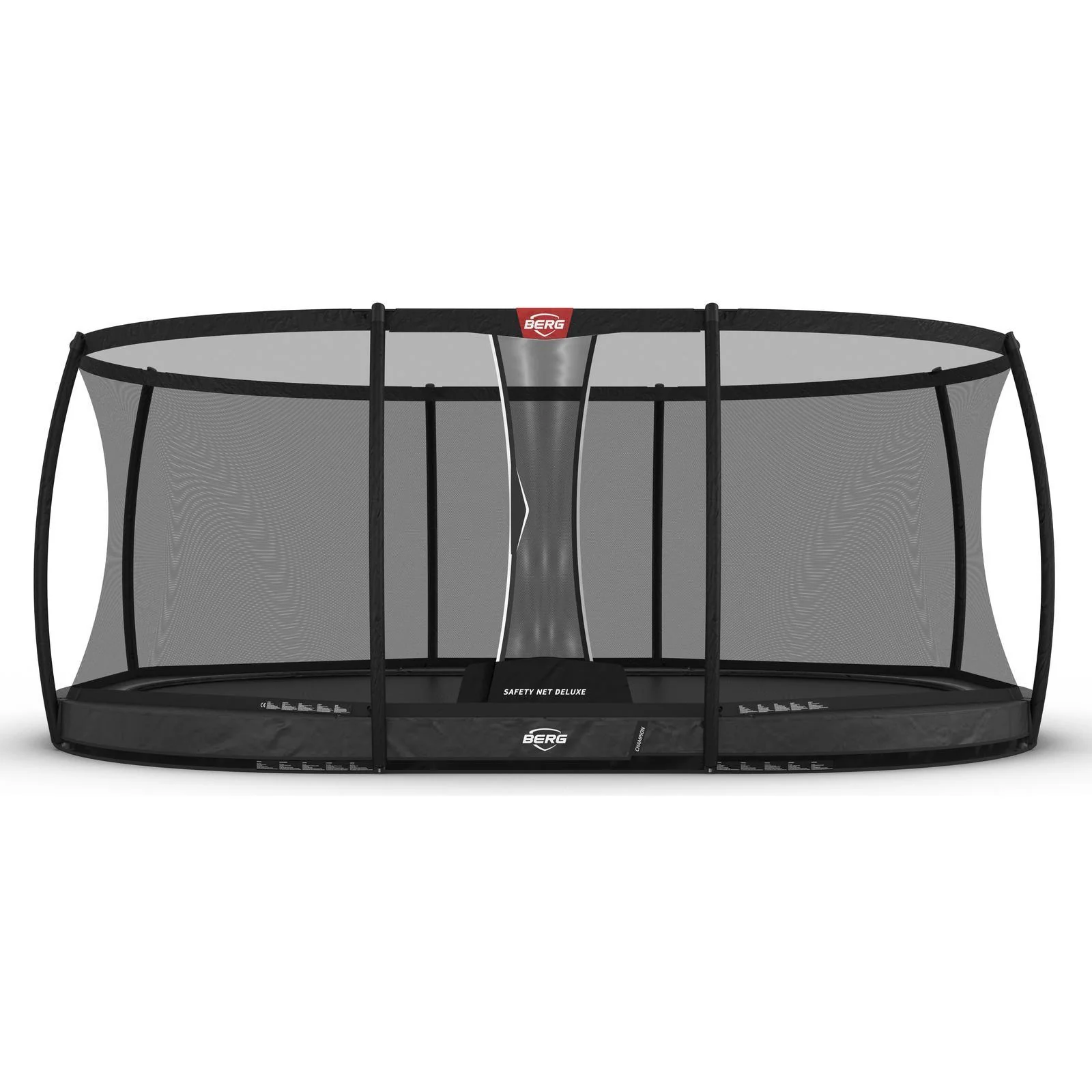 BERG Grand Champion InGround 520 Trampoline Grey + Safety Net Deluxe