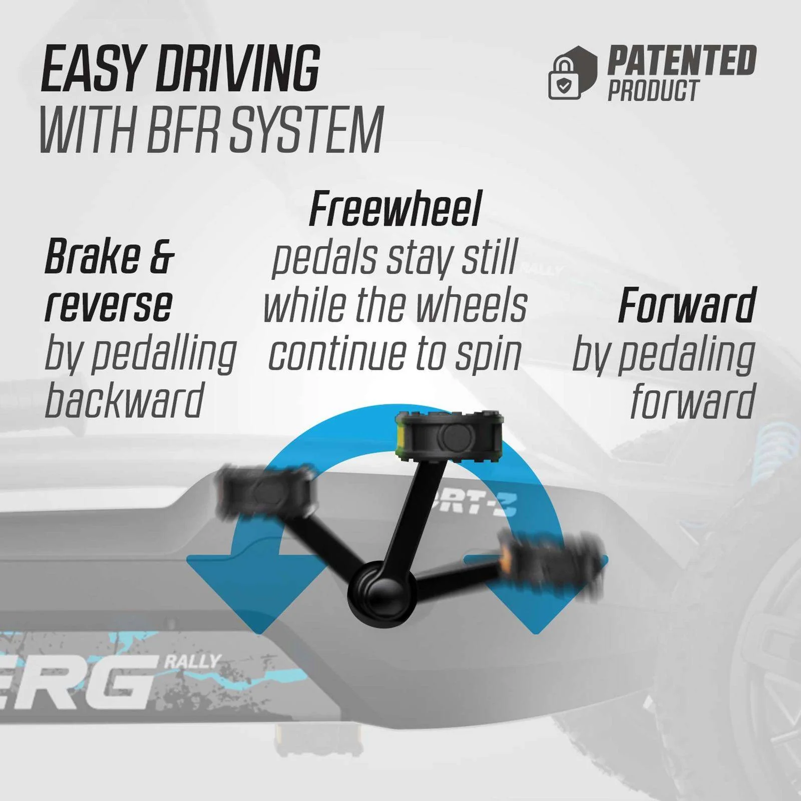 BERG Rally DRT Black 3 Gears Go-Kart - Image 9