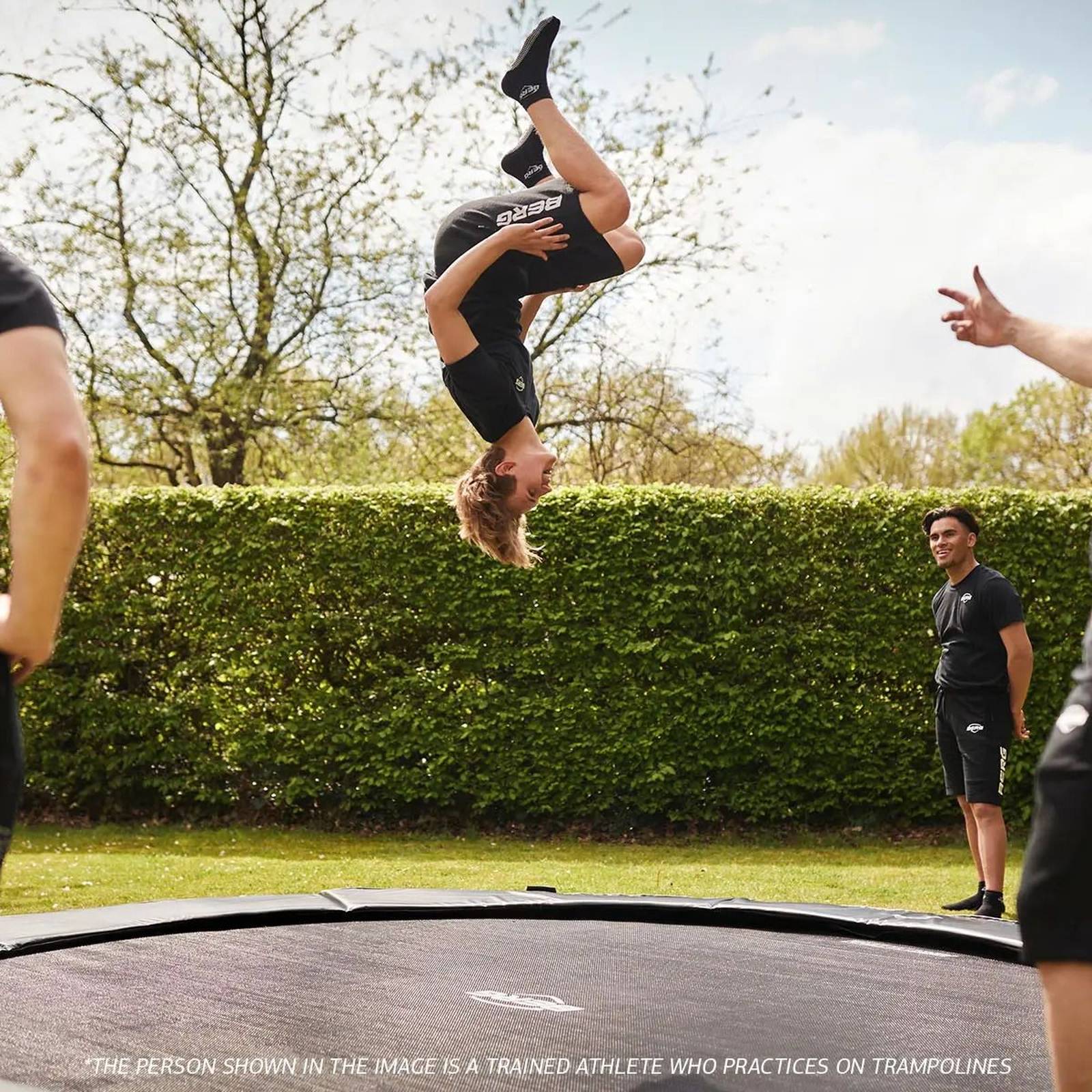 BERG SPORTS Champion FlatGround 380 Trampoline Grey - Image 3