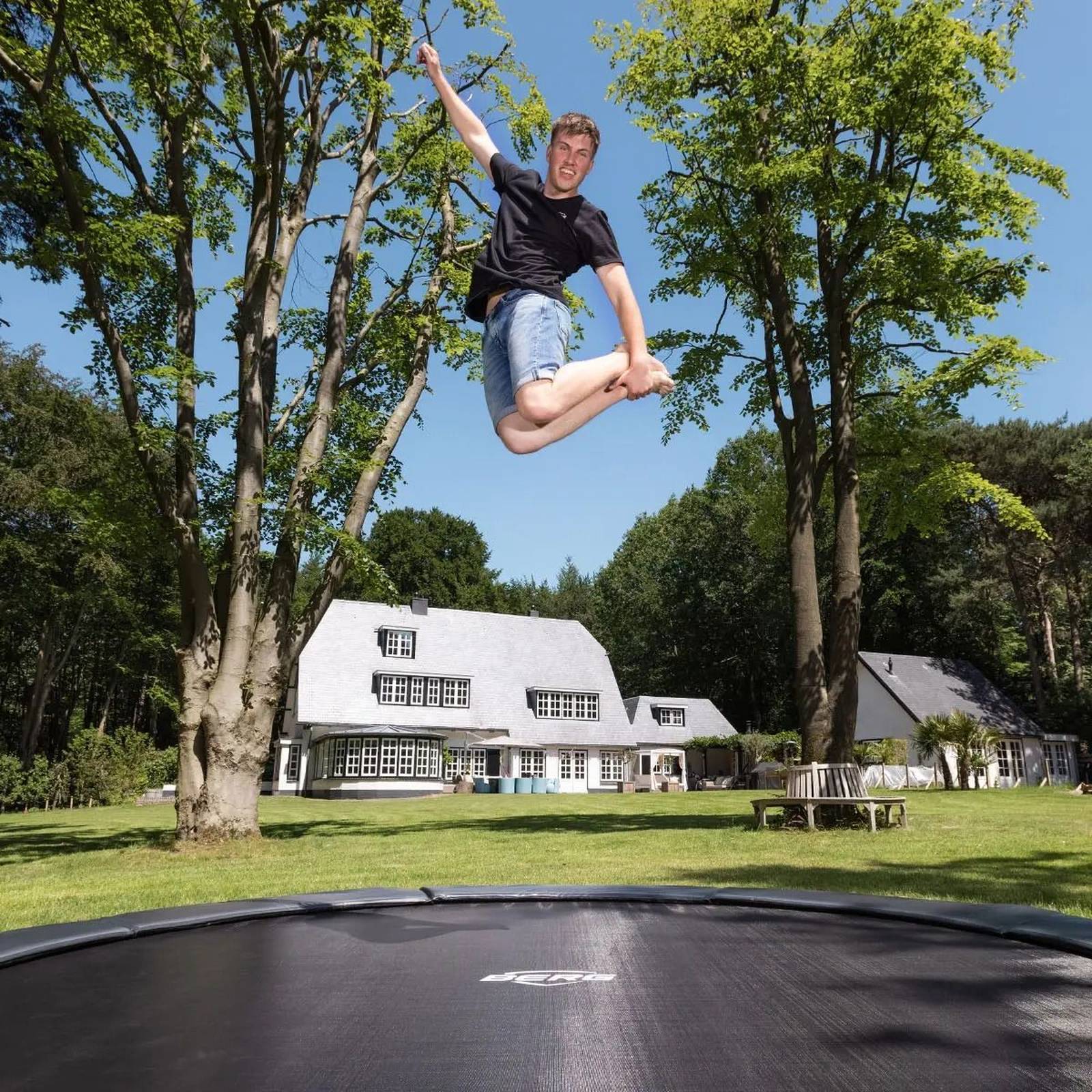 BERG SPORTS Champion InGround 380 Trampoline Grey - Image 3