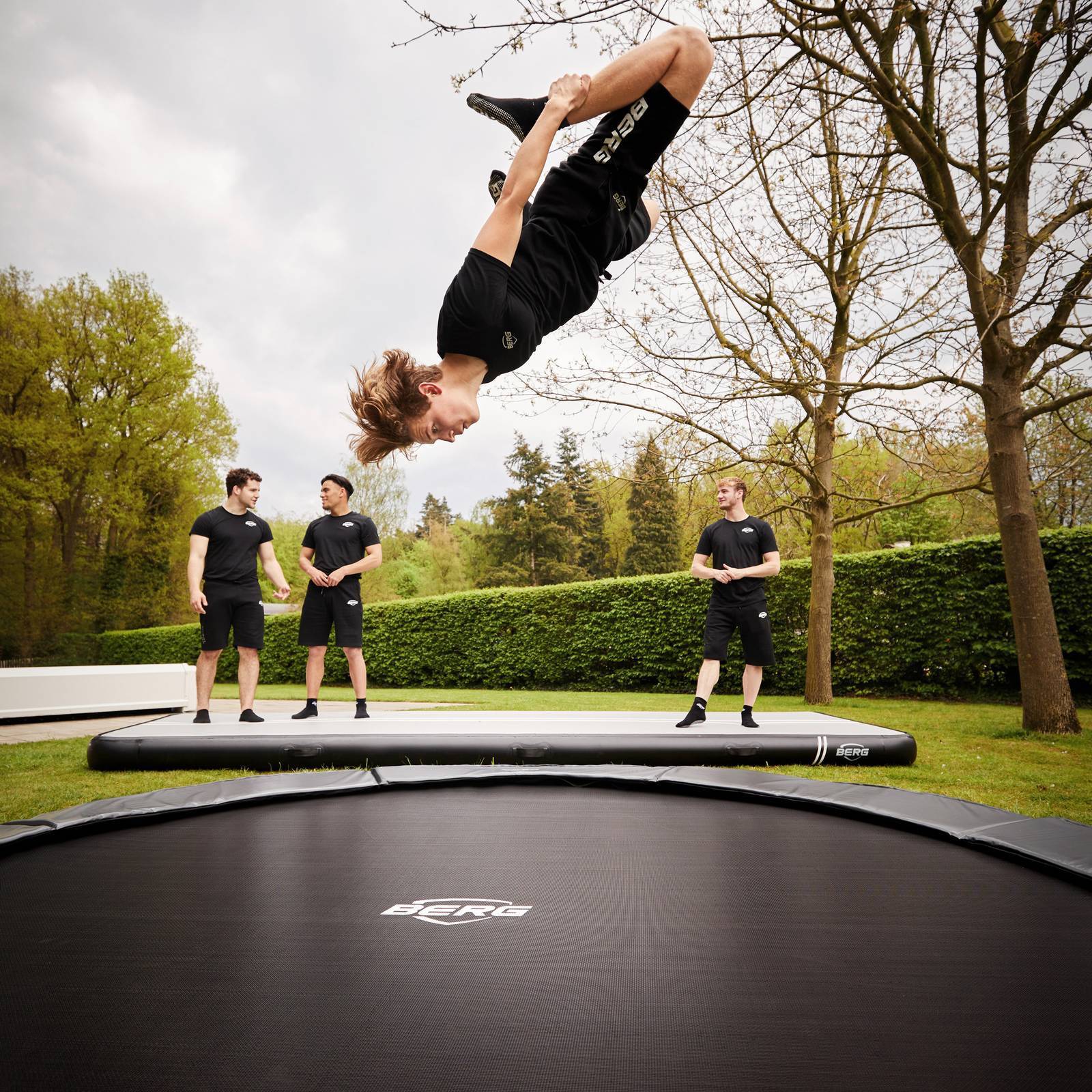 BERG SPORTS Elite FlatGround 430 Trampoline Grey - Image 2