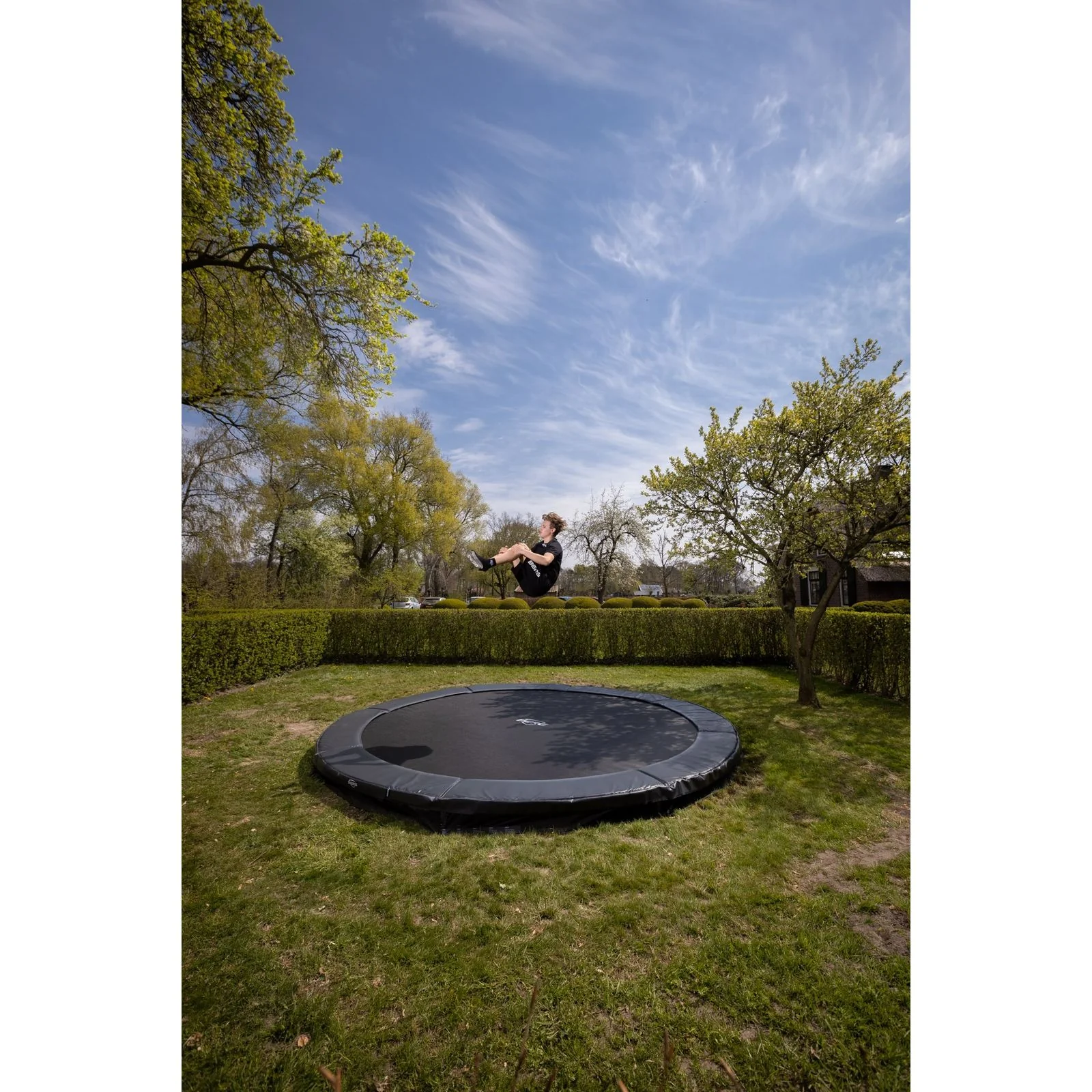 BERG SPORTS Favorit InGround 430 Trampoline Grey - Image 3