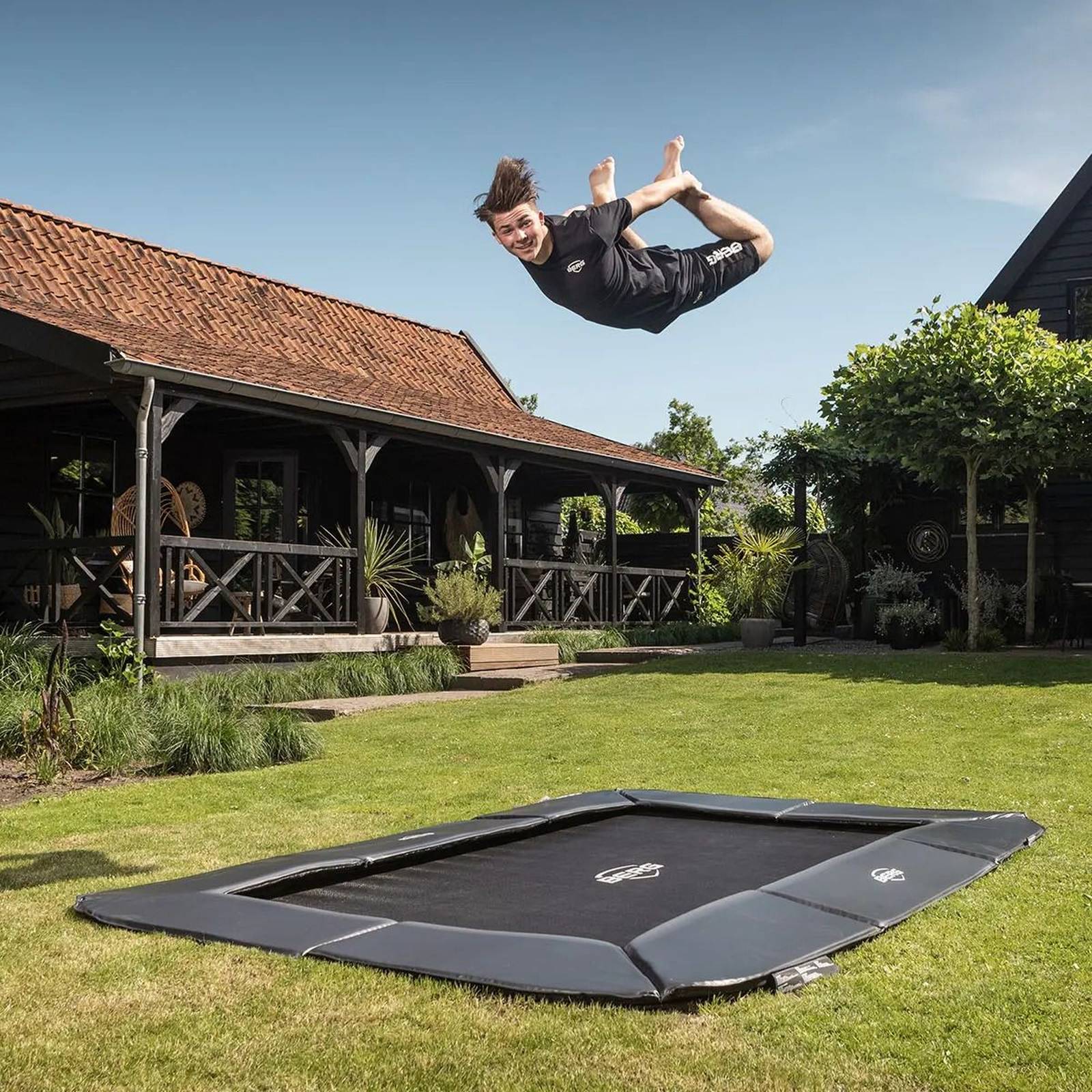 BERG SPORTS Ultim Champion FlatGround 410 Trampoline Grey - Image 2