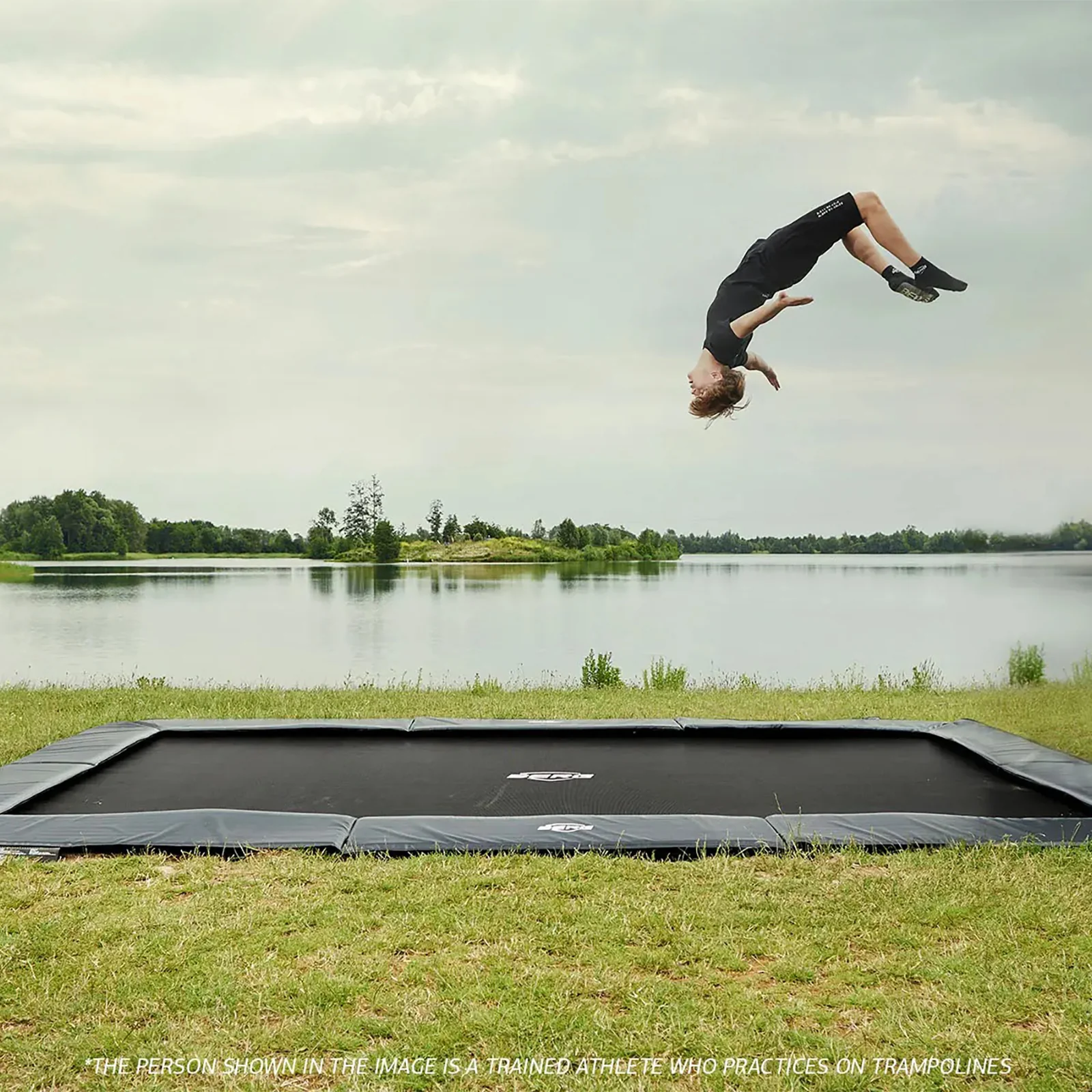 BERG SPORTS Ultim Elite FlatGround 500 Trampoline Grey - Image 2