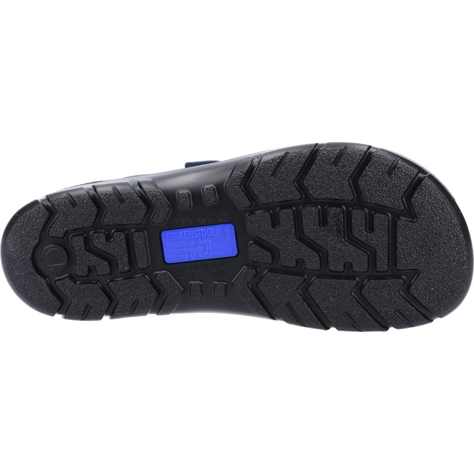 Birkenstock Mens Bilbao Mule Sandal Blue - Image 2