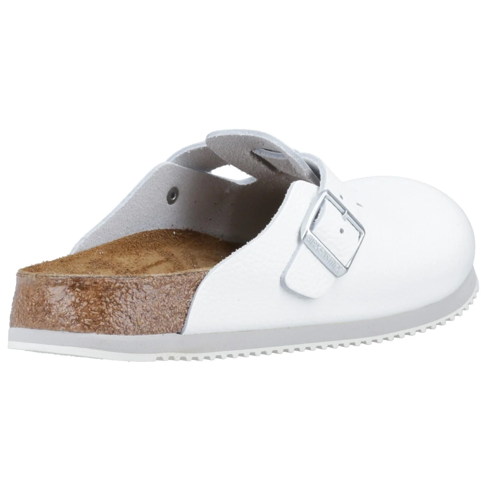 Birkenstock Mens Boston Mule White - Image 4