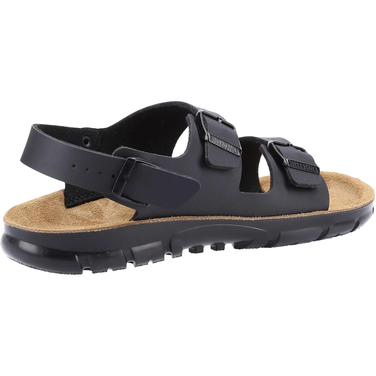 Birkenstock Mens Kano Birko-Flor Sandal Black - Image 3