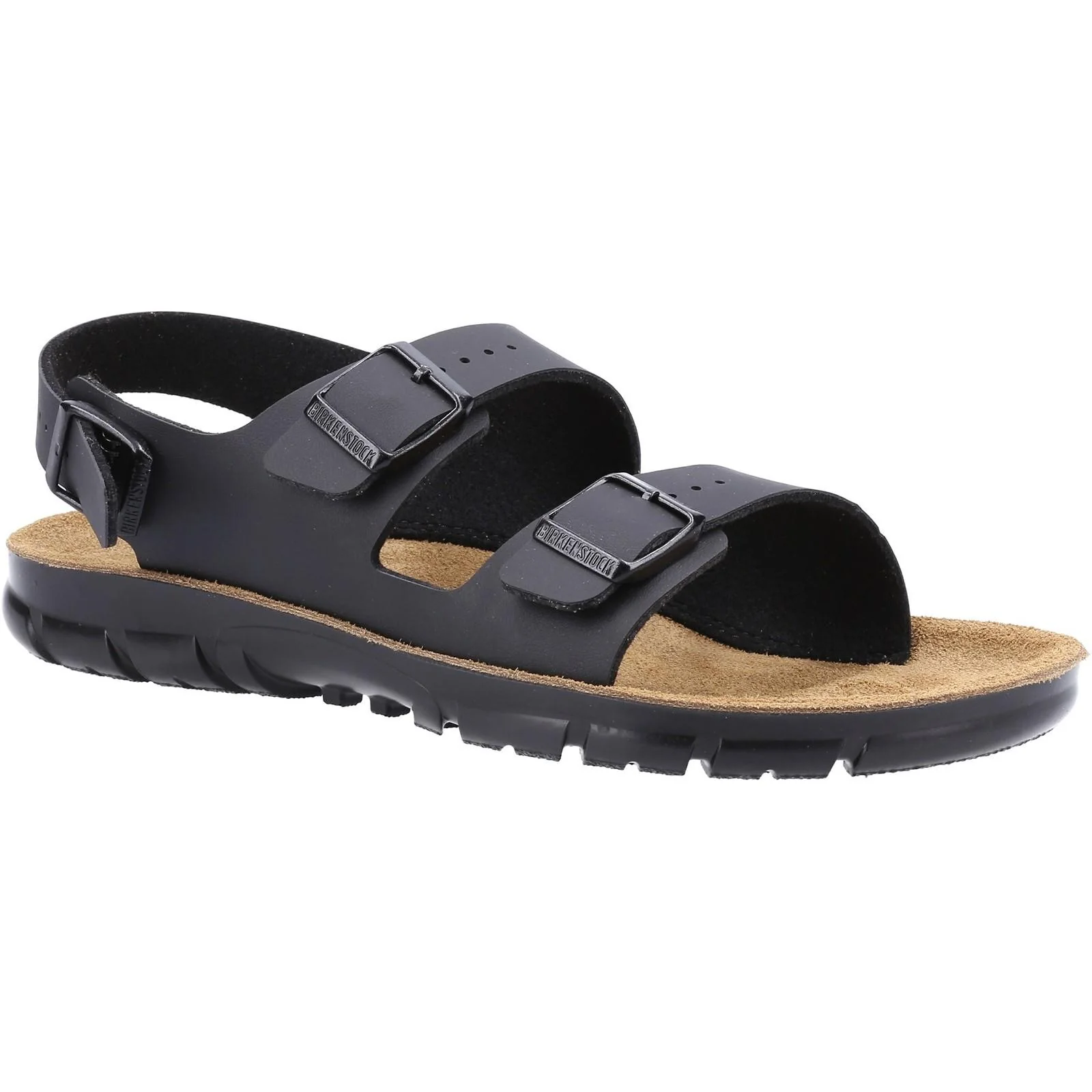 Birkenstock Mens Kano Birko-Flor Sandal Black - Image 4
