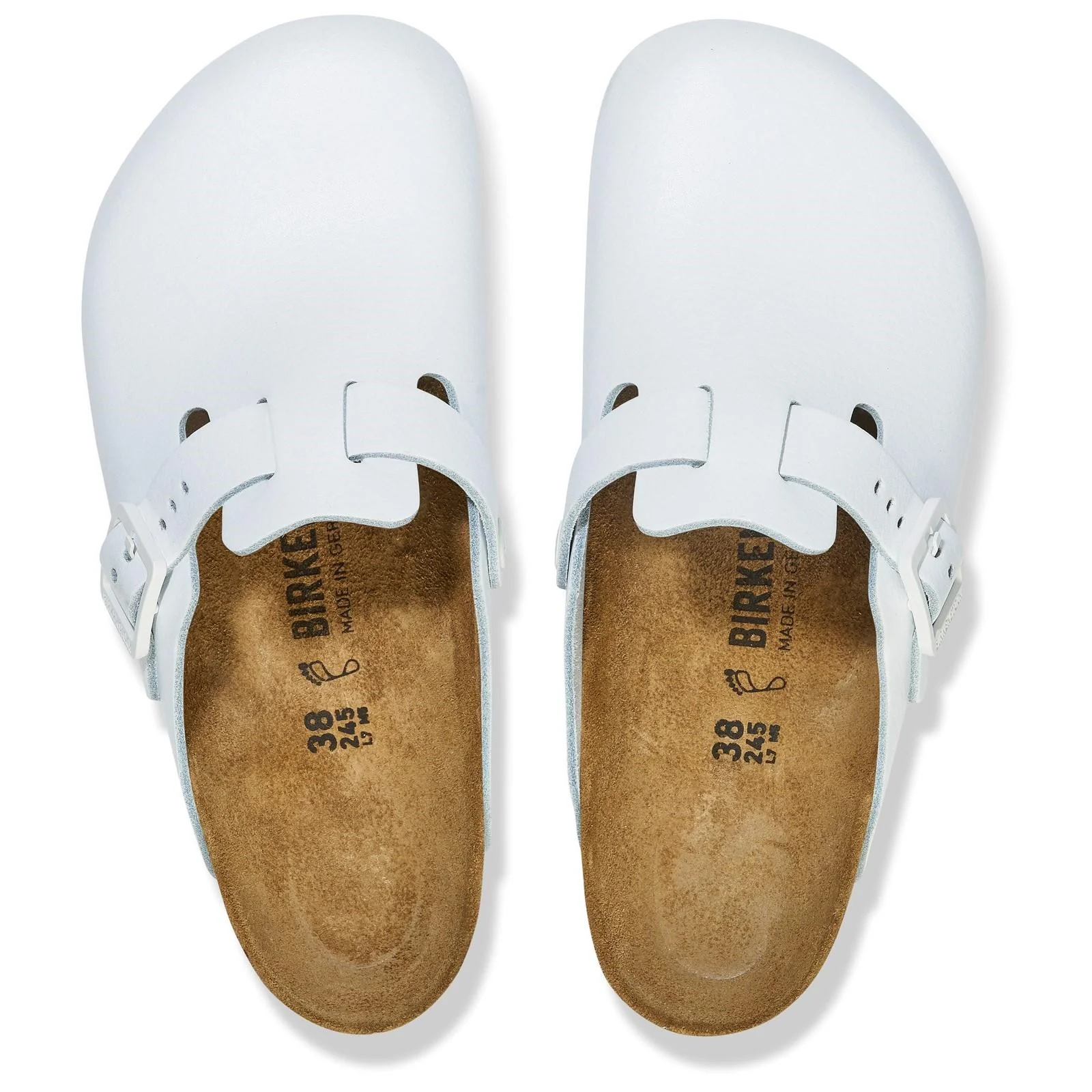 Birkenstock Womens Boston Pro Mule White - Image 4