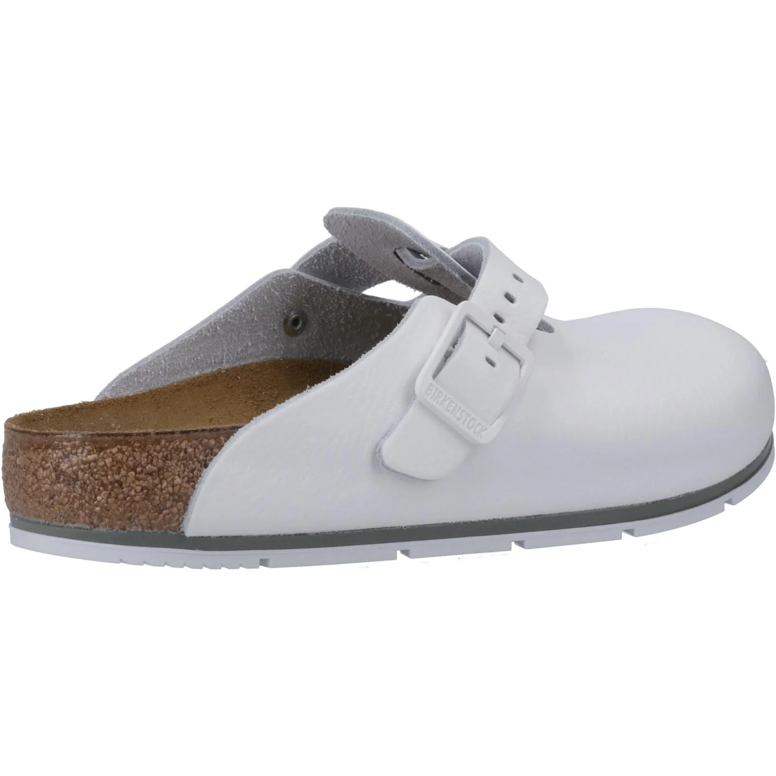 Birkenstock Womens Boston Pro Mule White - Image 5