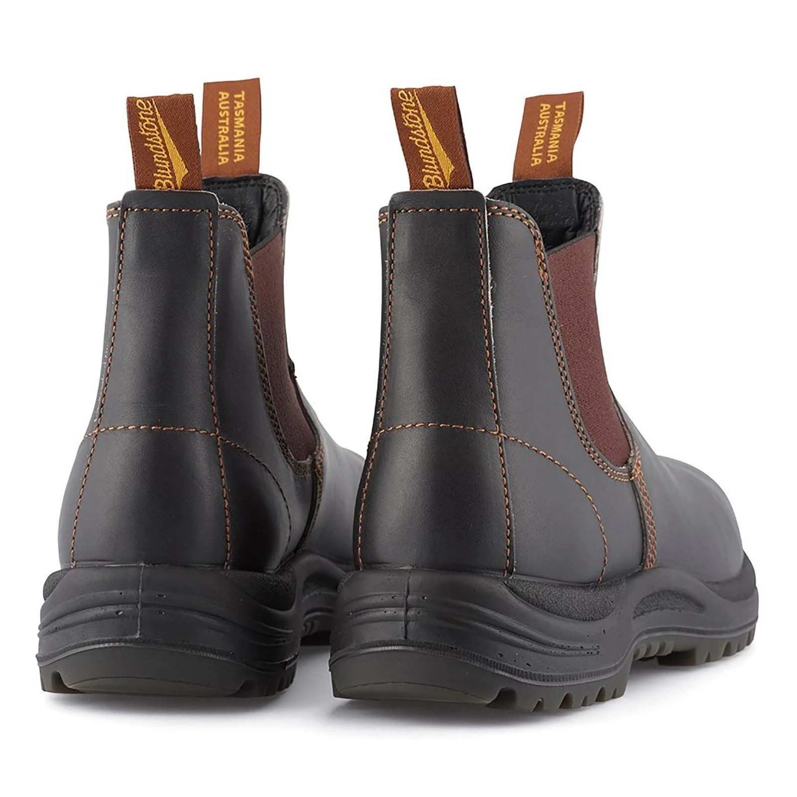 Blundstone Unisex 192 Industrial Safety Boot Stout Brown - Image 3