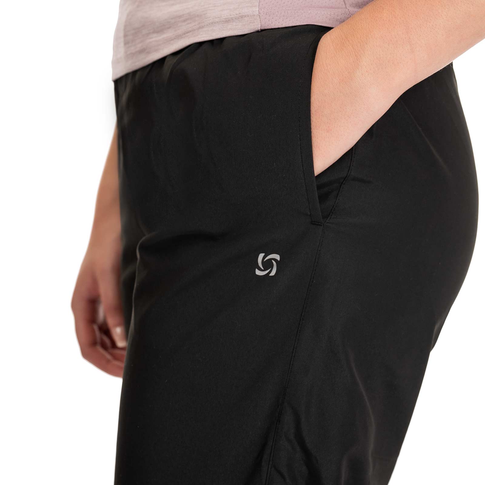 BodyLogic Woven Short Womens Jogger Pant - Image 4