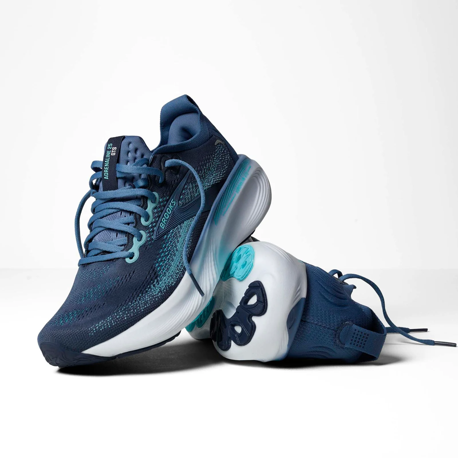 Brooks Adrenaline GTS 25 Mens Wide Fit Running Shoes - Image 7