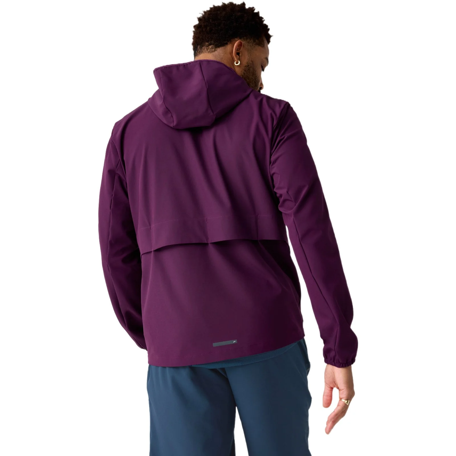 Brooks Canopy Mens Wind and Water Resistant Running Jacket - Image 2