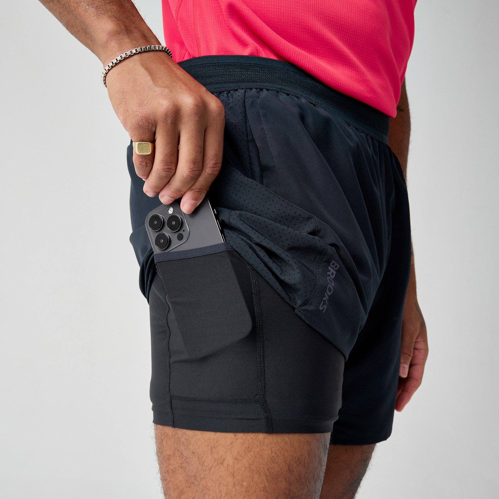 Brooks Dash 2-in-1 Mens Lightweight Running Shorts - Image 5