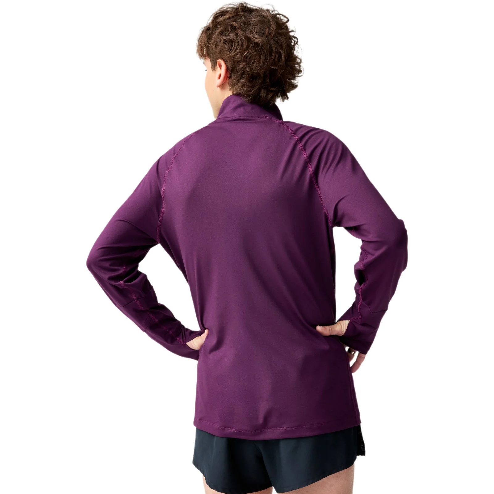 Brooks Dash 3.0 Mens Half-Zip Long-Sleeve Top - Image 2
