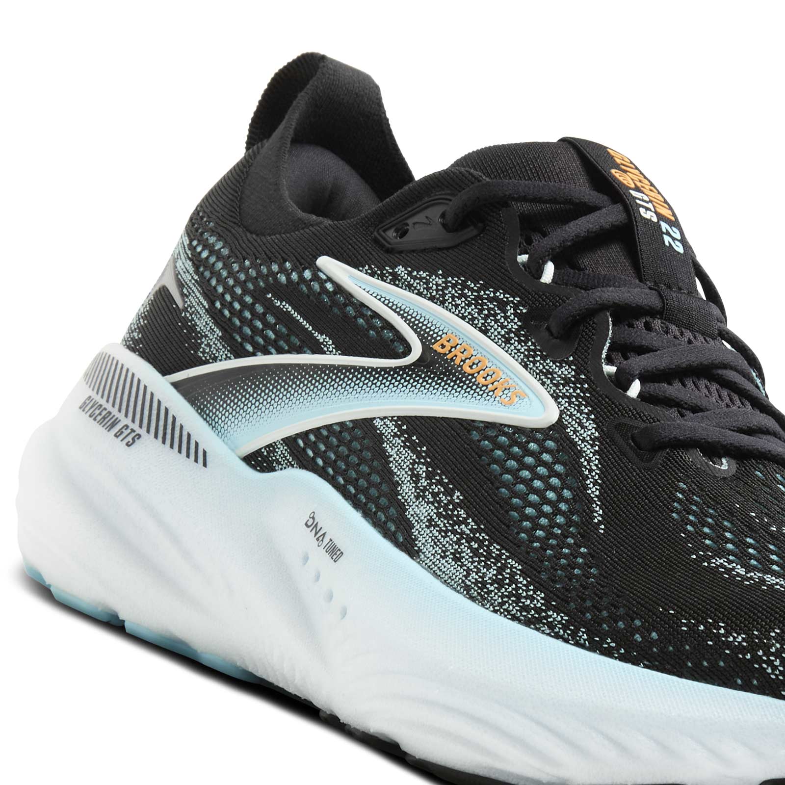 Brooks Mens Glycerin 22 GTS Black - Image 6