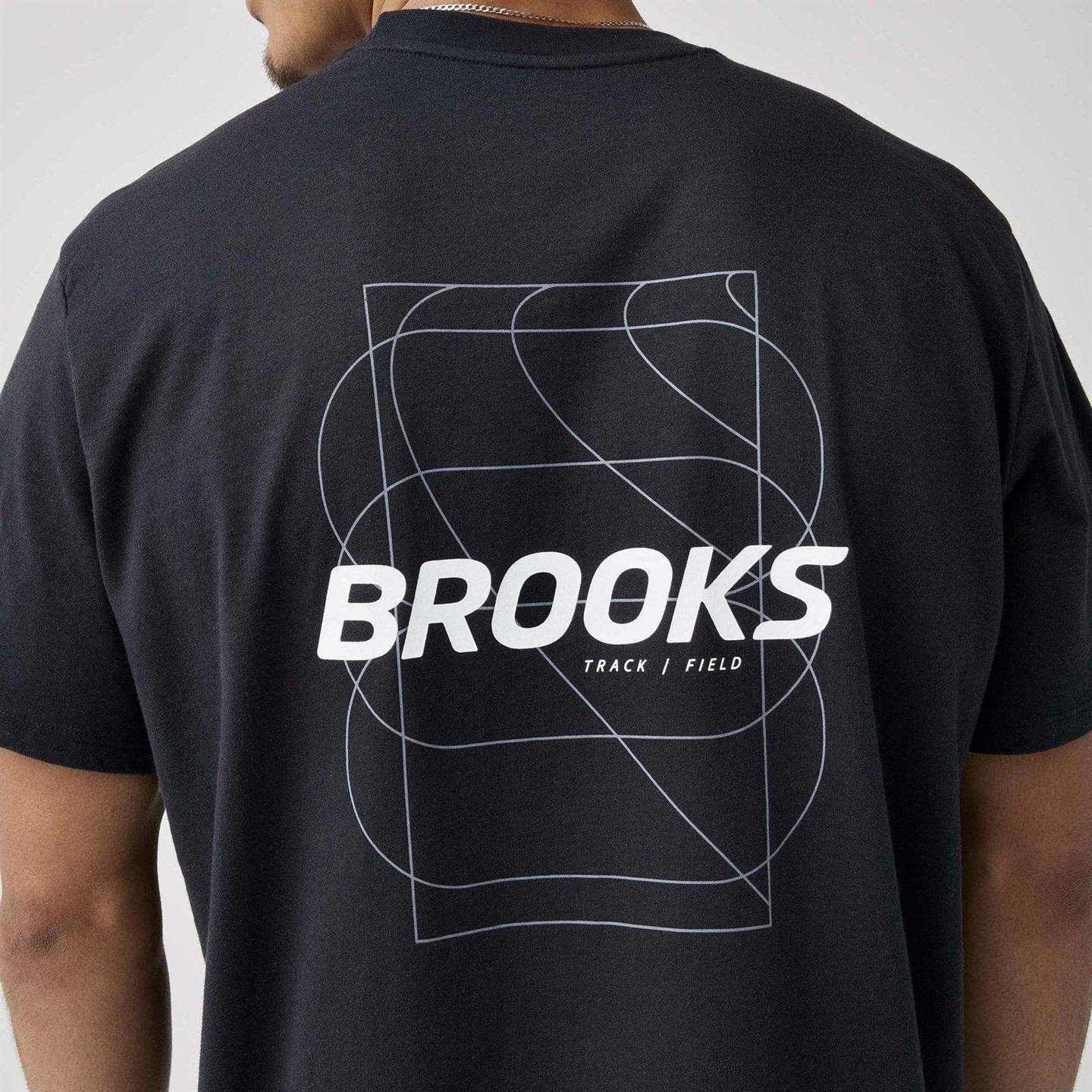 Brooks Graphic Lightweight Mens Short-Sleeve T-Shirt - Image 3