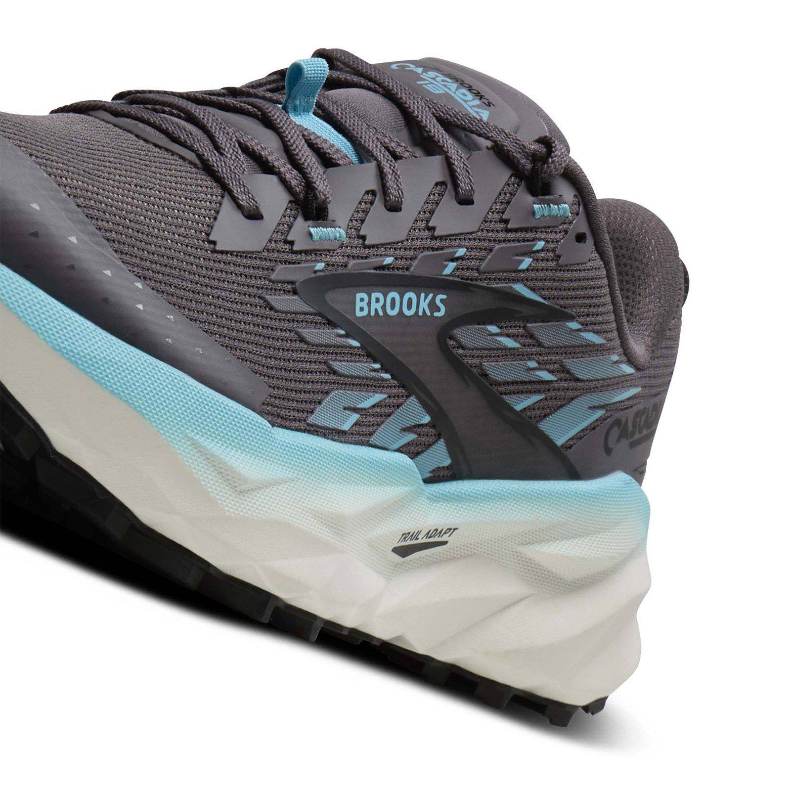 Brooks Womens Cascadia 19 Running Shoes Grey - Image 5
