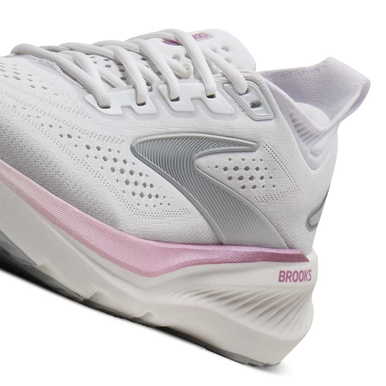 Brooks Womens Glycerin 23 Running Shoes White - Image 6