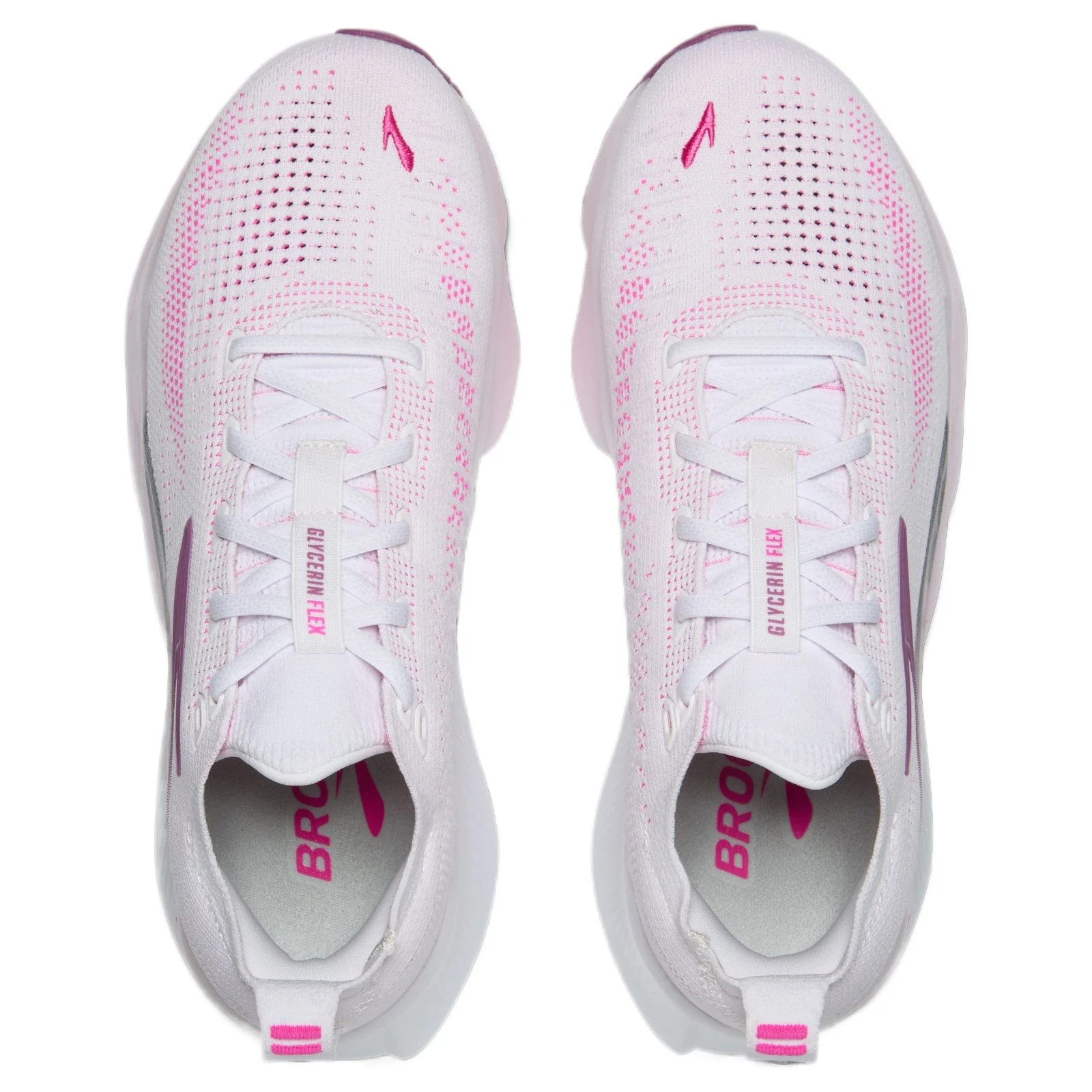 Brooks Womens Glycerin Flex Running Shoes Pink - Image 3