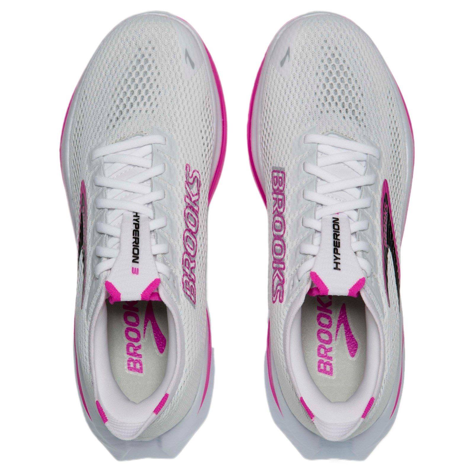 Brooks Womens Hyperion 3 Running Shoes White - Image 3